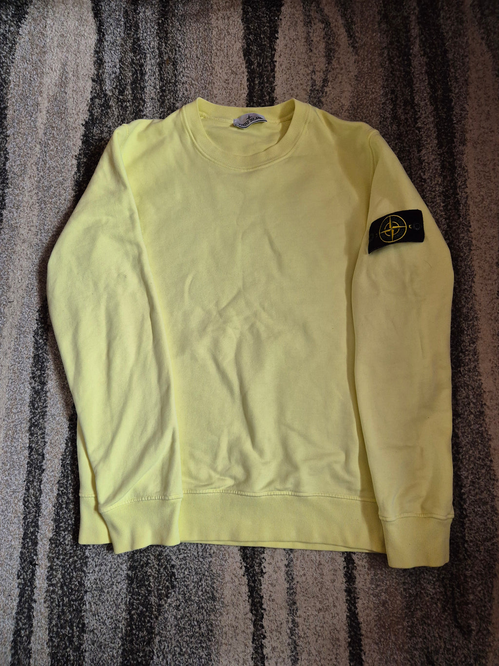 Stone Island Crewneck Light Yellow L