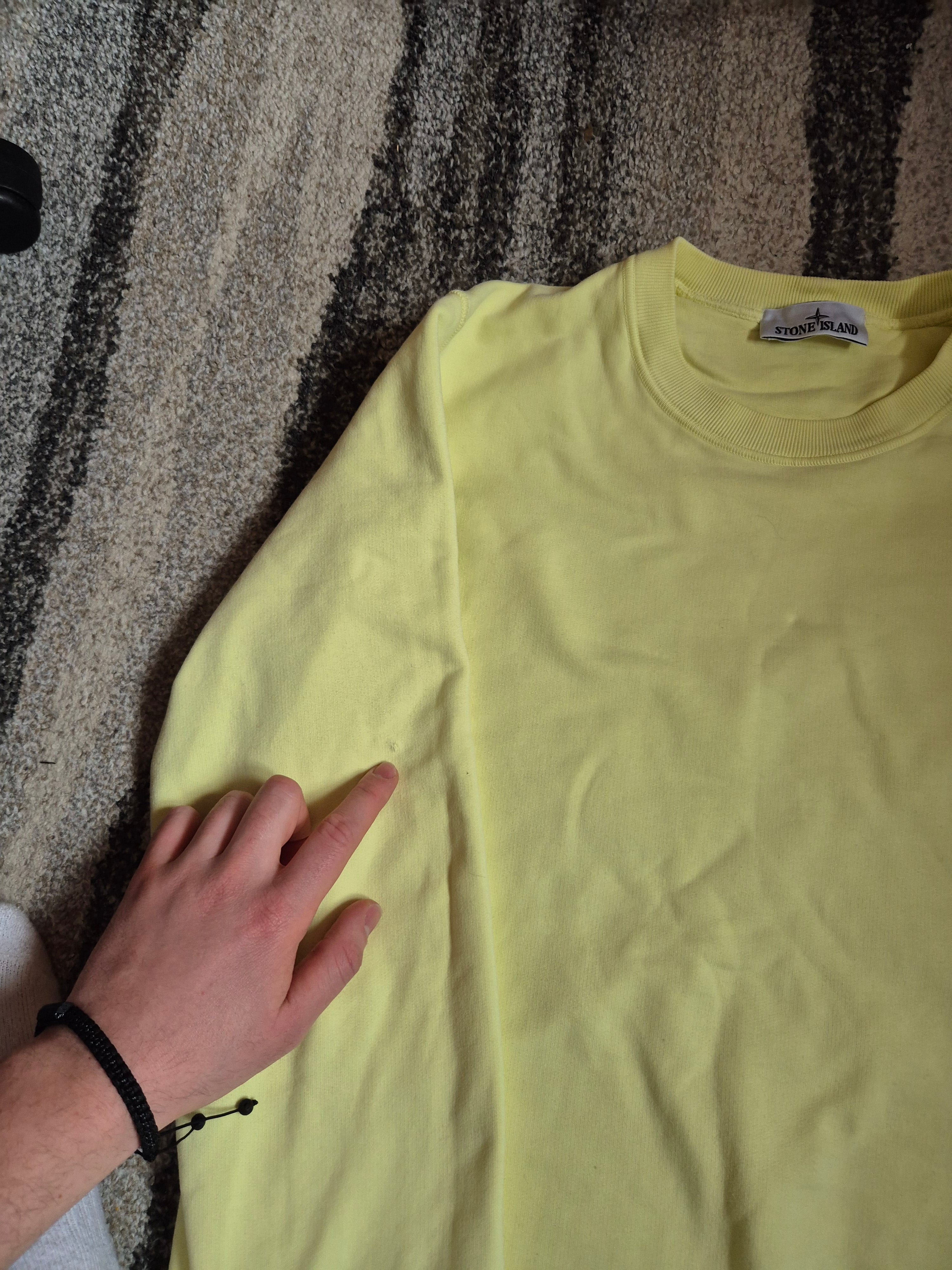 Stone Island Crewneck Light Yellow L