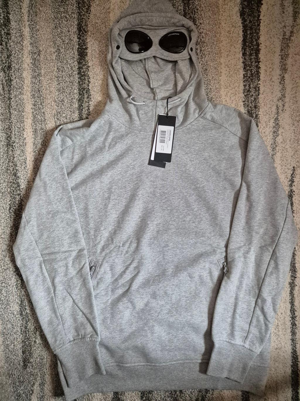 C.P. Company Grey Google Hoodie XXL