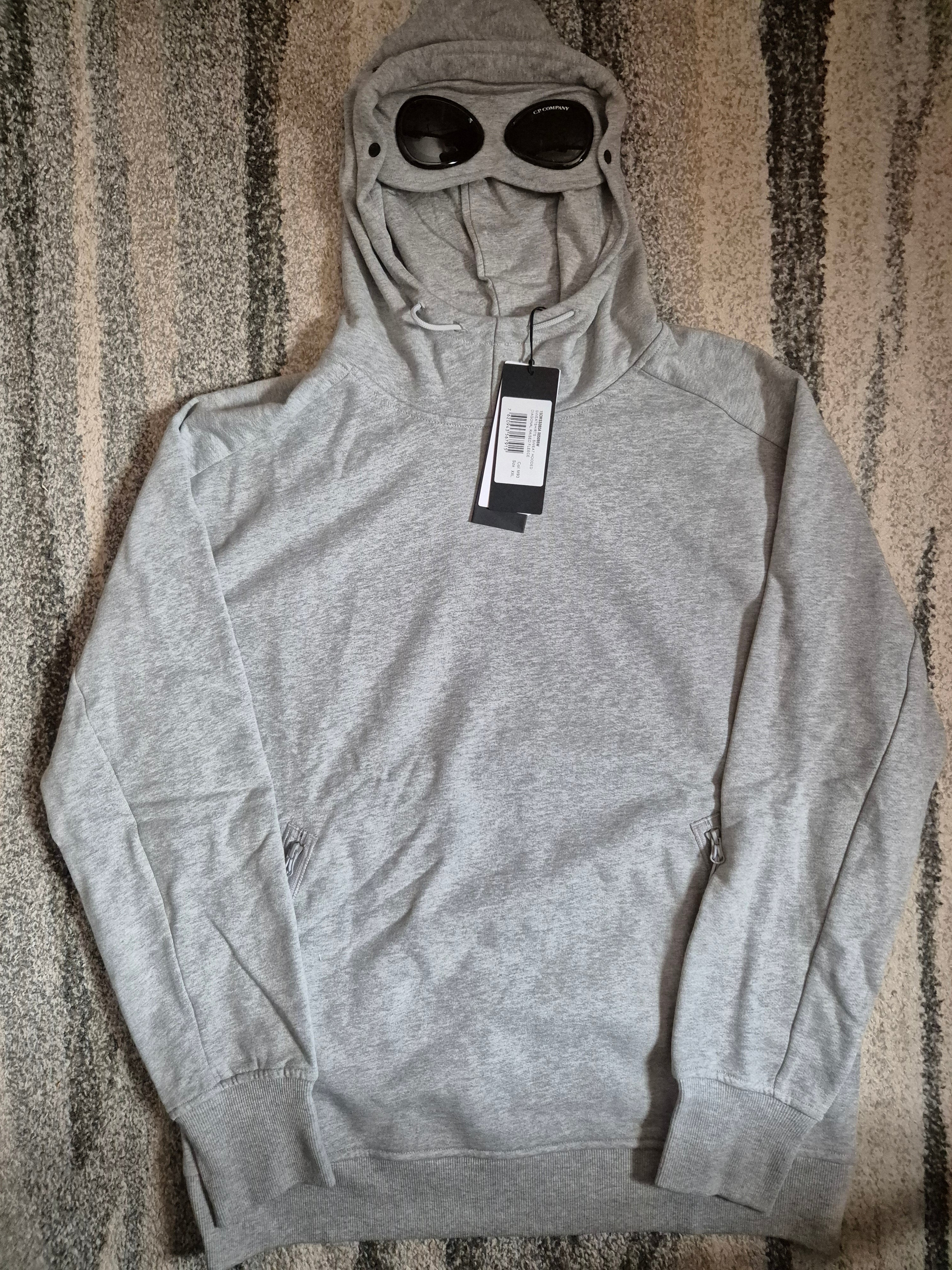 C.P. Company Grey Google Hoodie XXL