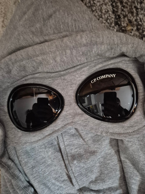 C.P. Company Grey Google Hoodie XXL