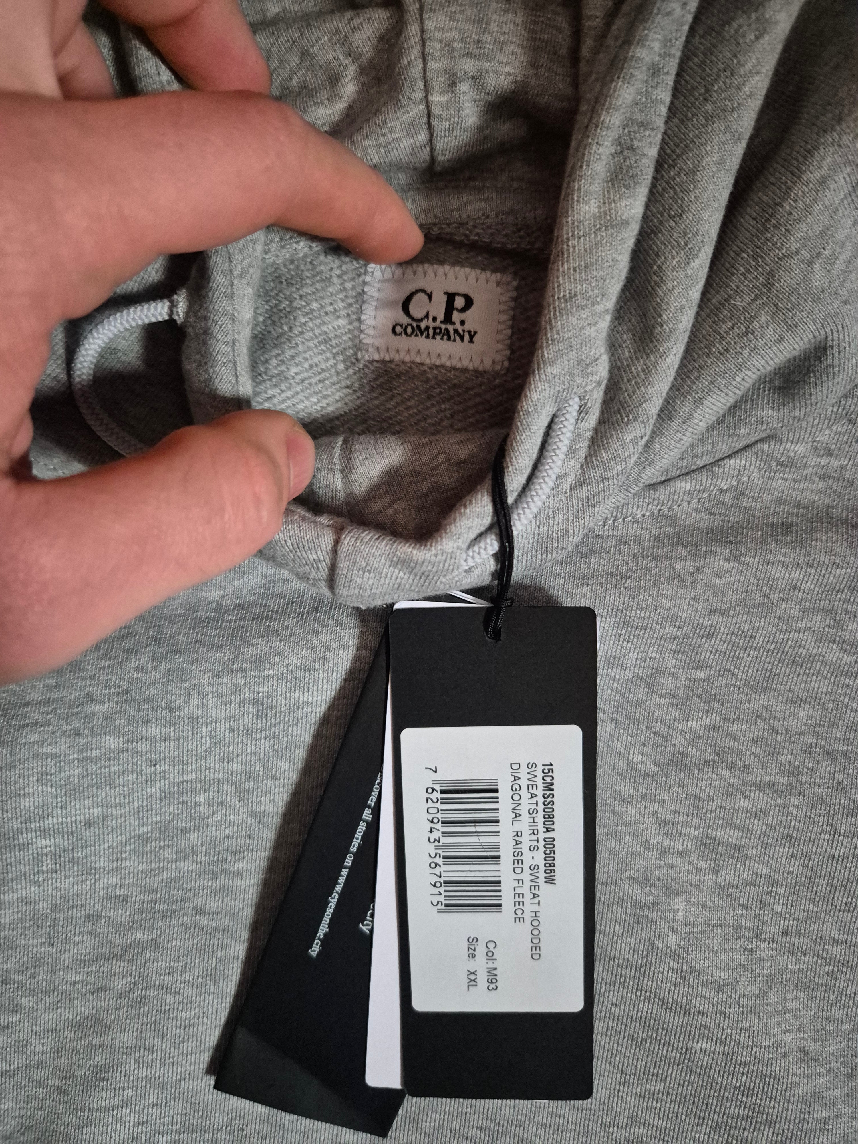 C.P. Company Grey Google Hoodie XXL