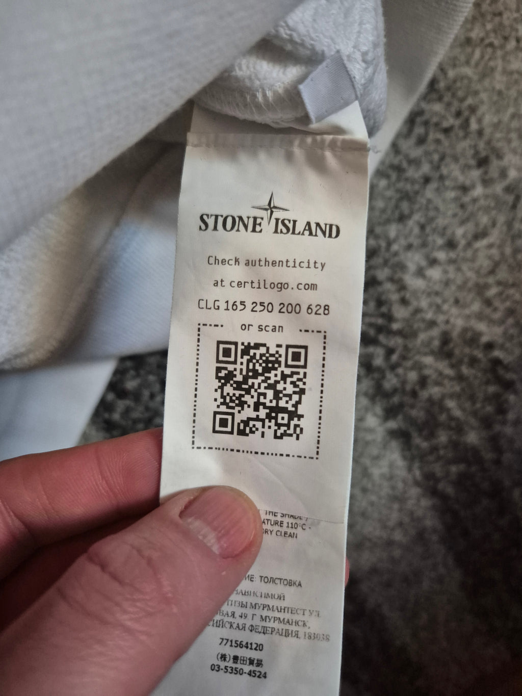 Stone Island Hoodie White XL