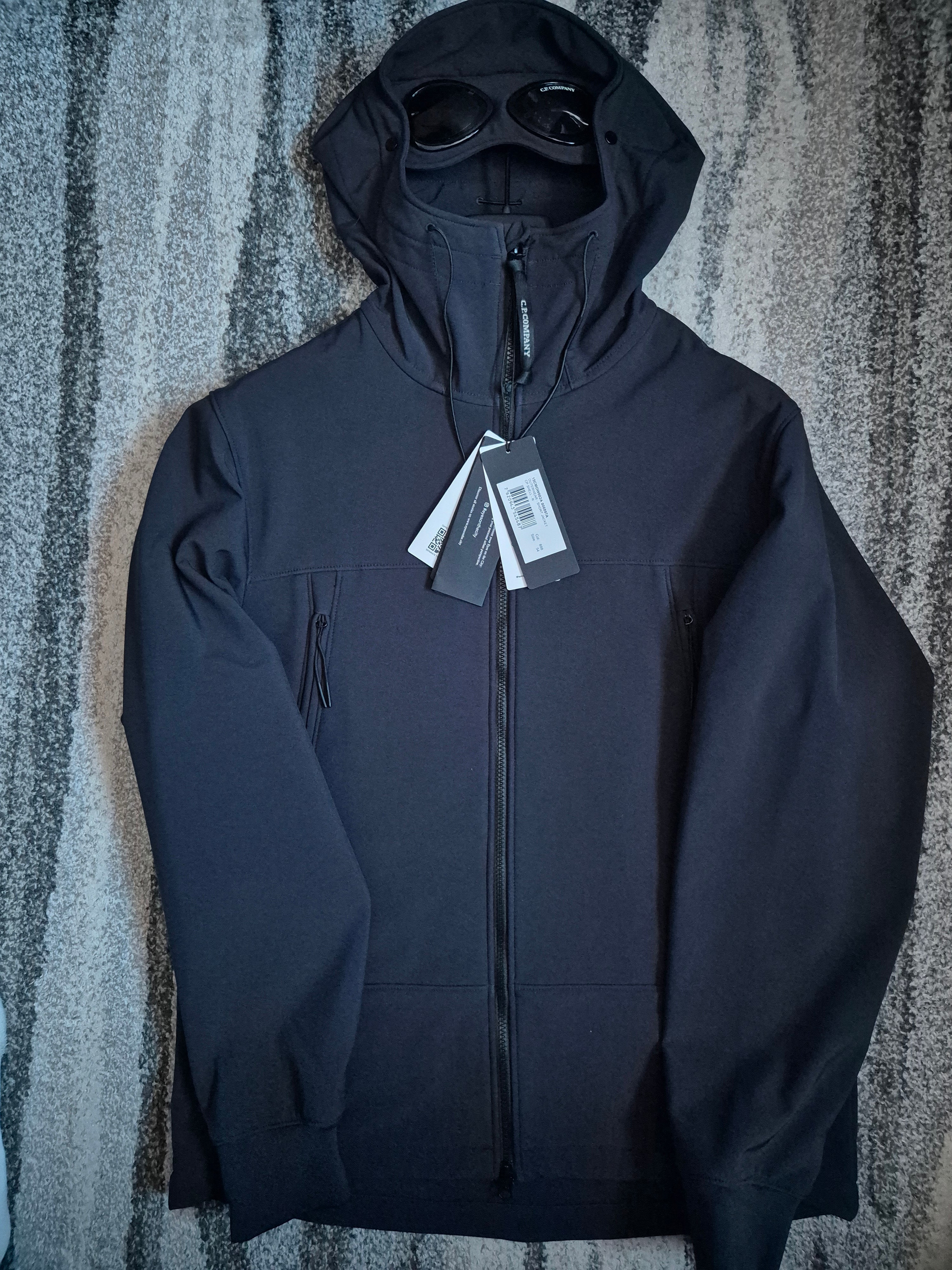 C.P. Company Google Softshell Total Eclipse XXL