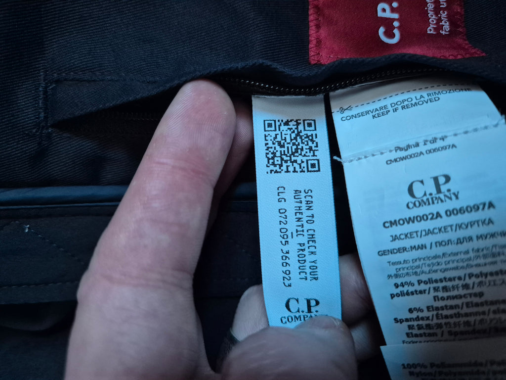 C.P. Company Google Softshell Total Eclipse XXL