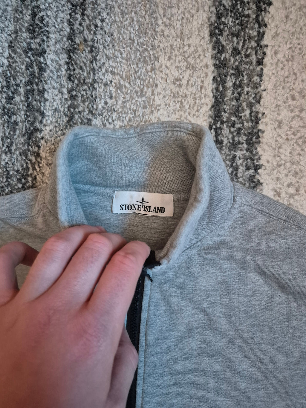 Stone Island Halfzip Grey S