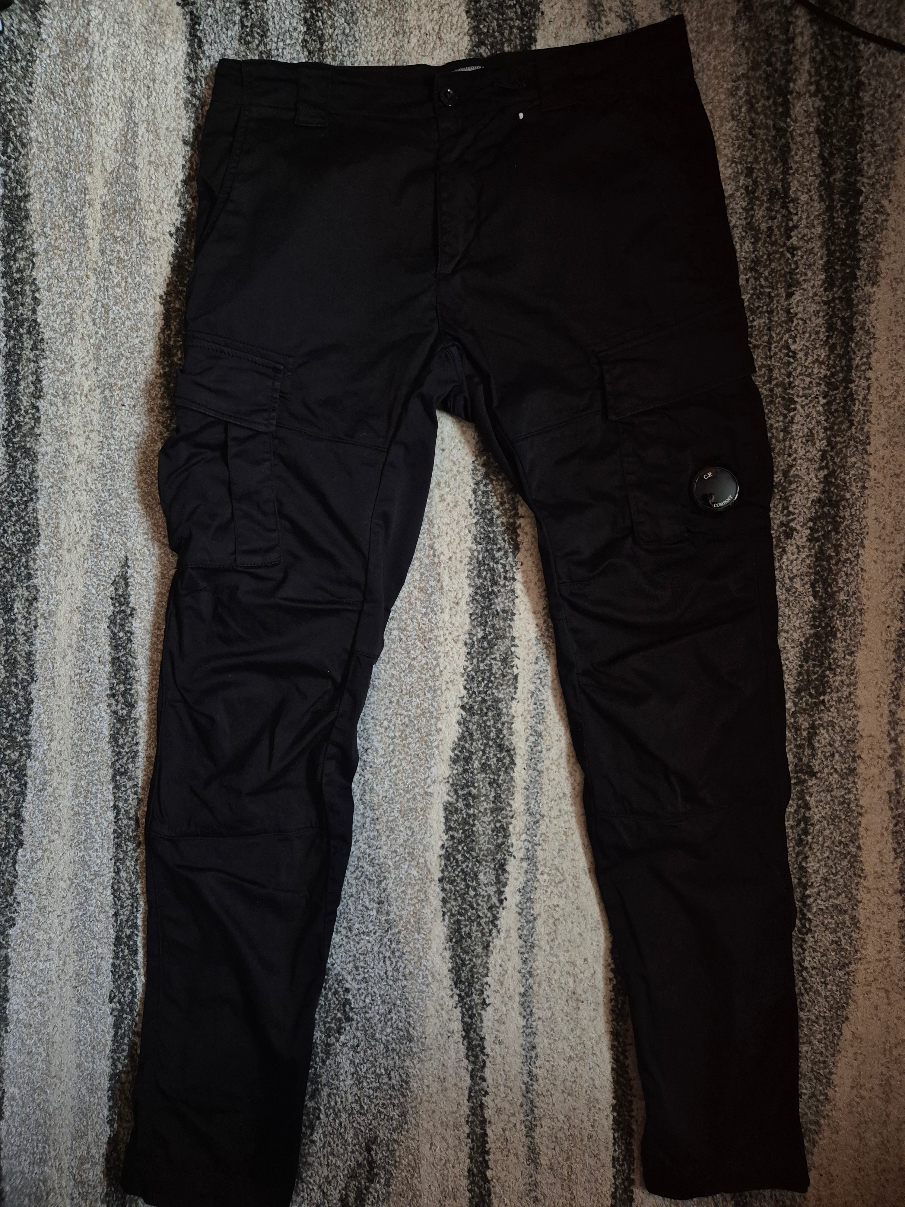 C.P. Company Cargo Pants Black 48