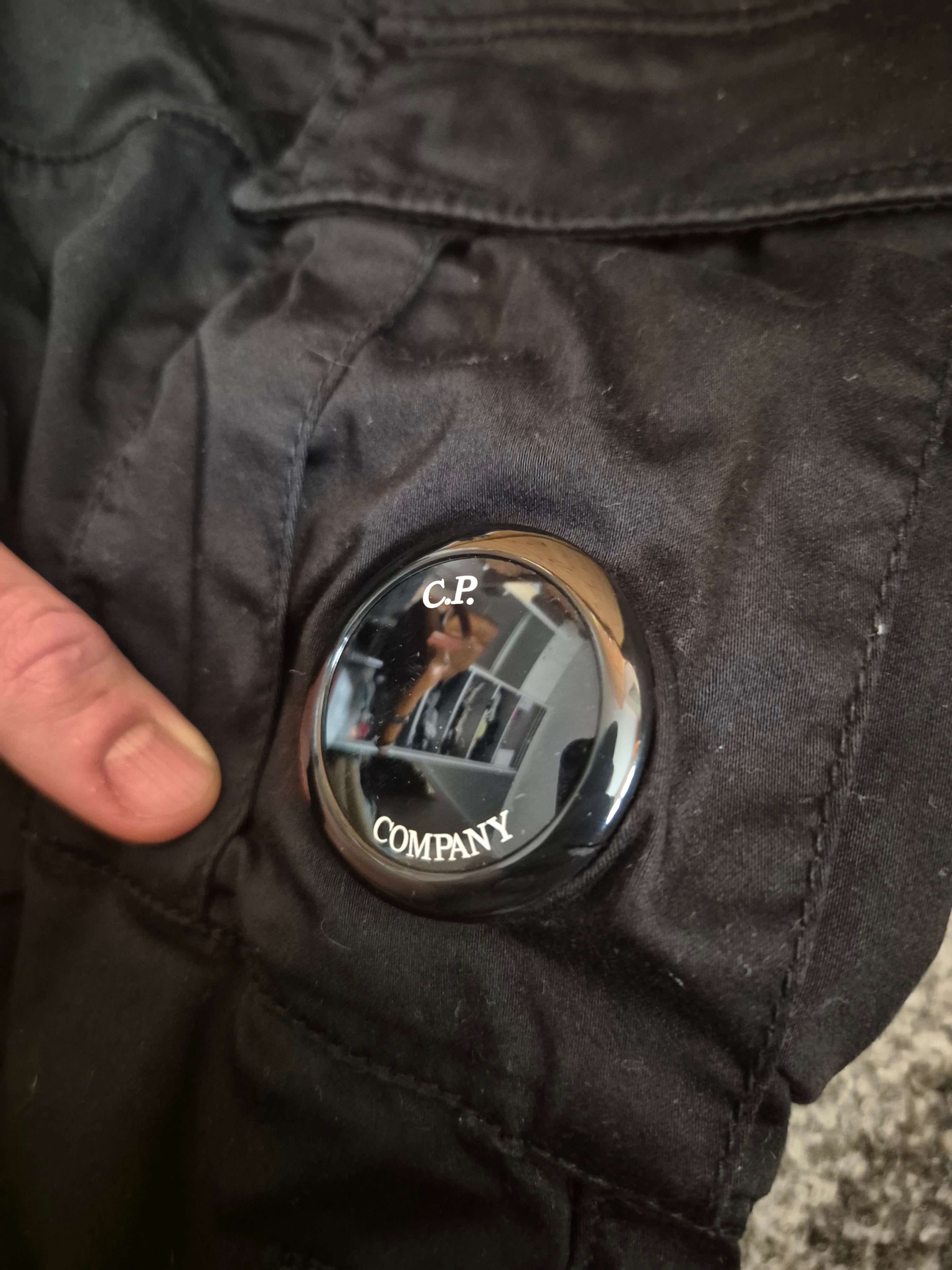 C.P. Company Cargo Pants Black 48