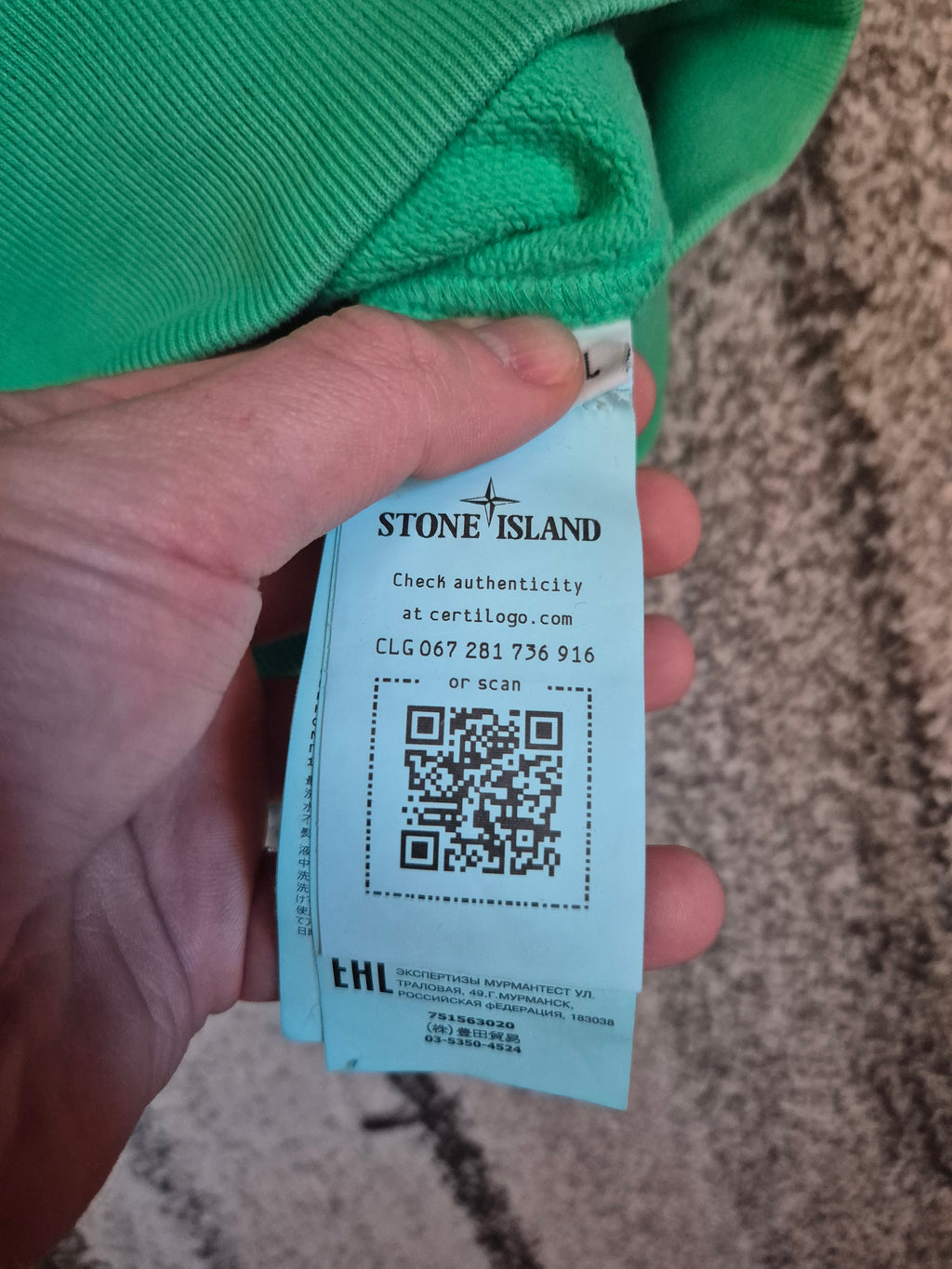 Stone Island Crewneck Green L