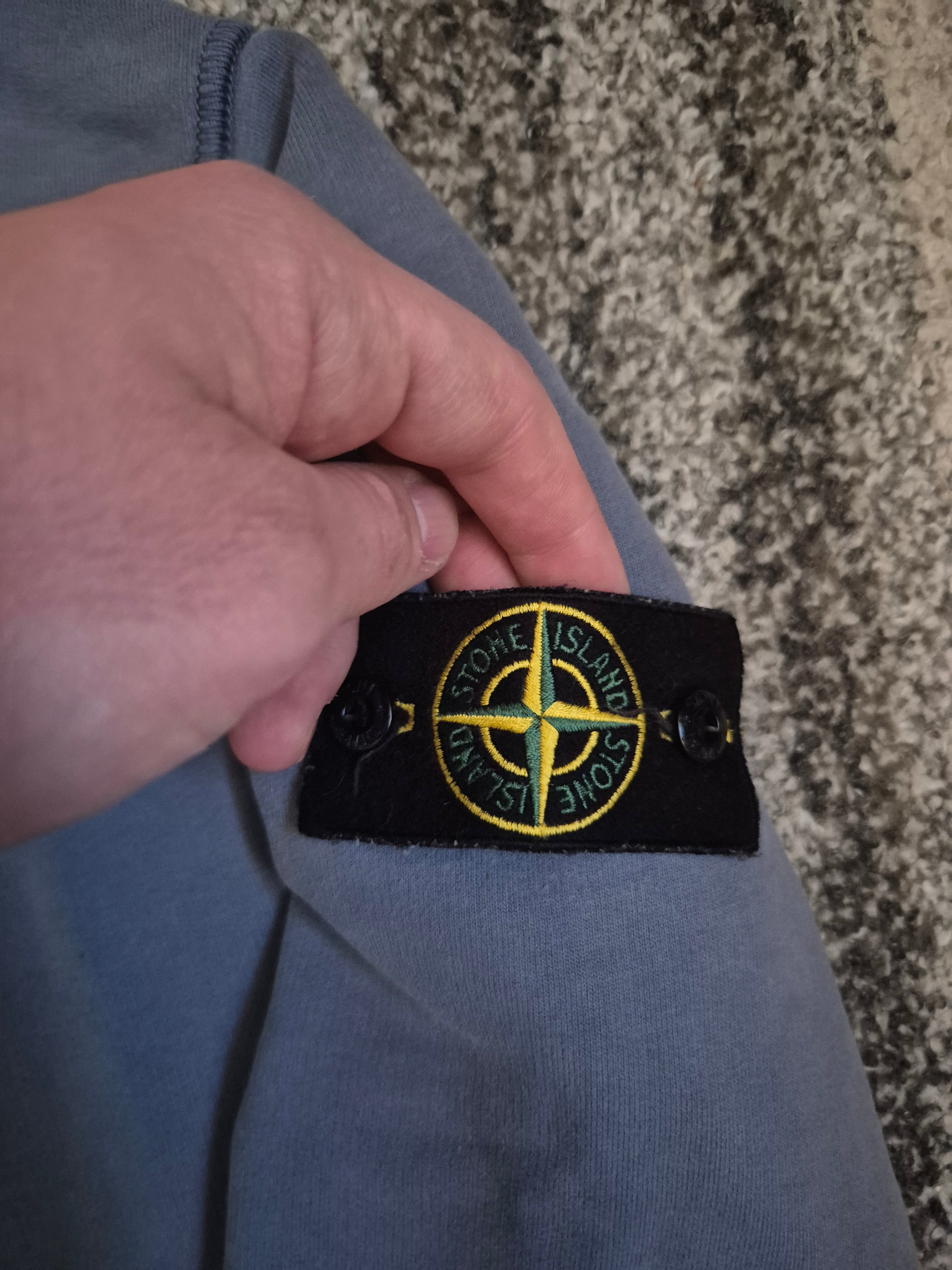Stone Island Avio Blue Hoodie M