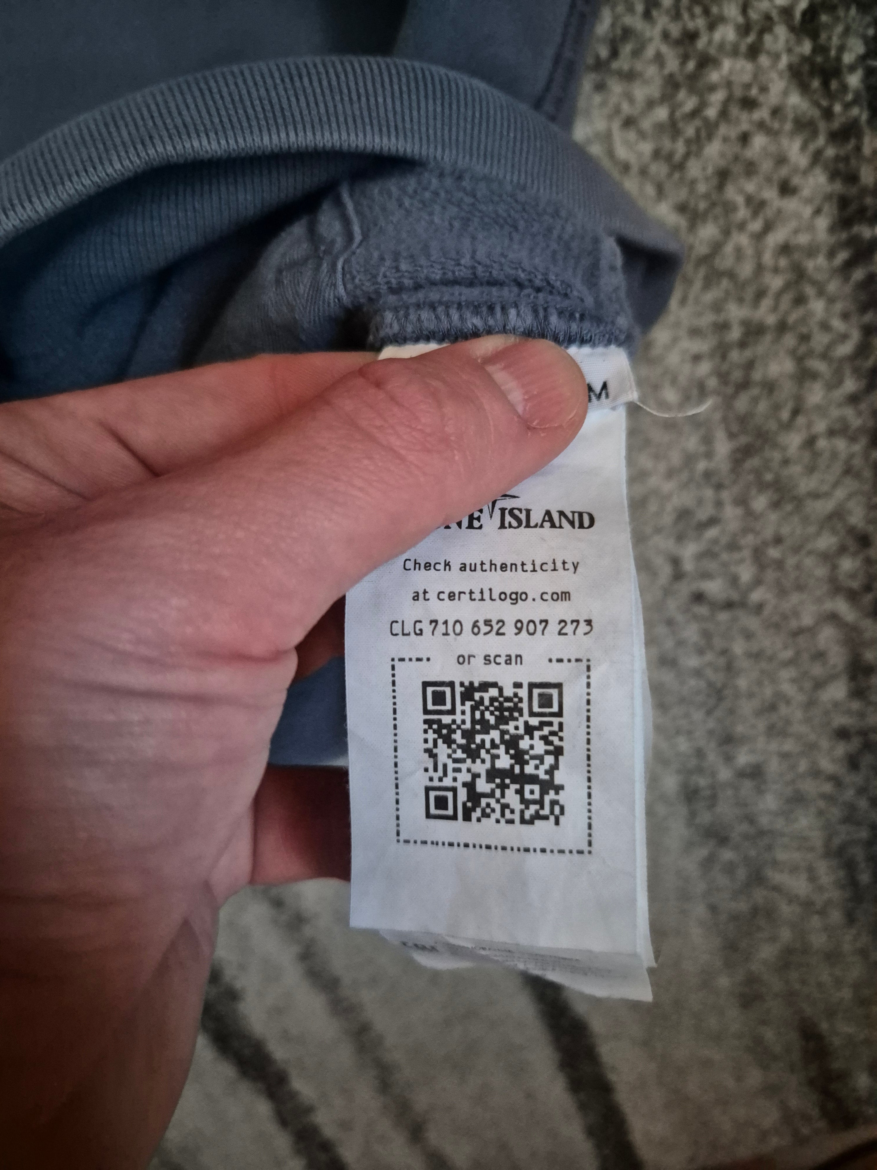 Stone Island Avio Blue Hoodie M