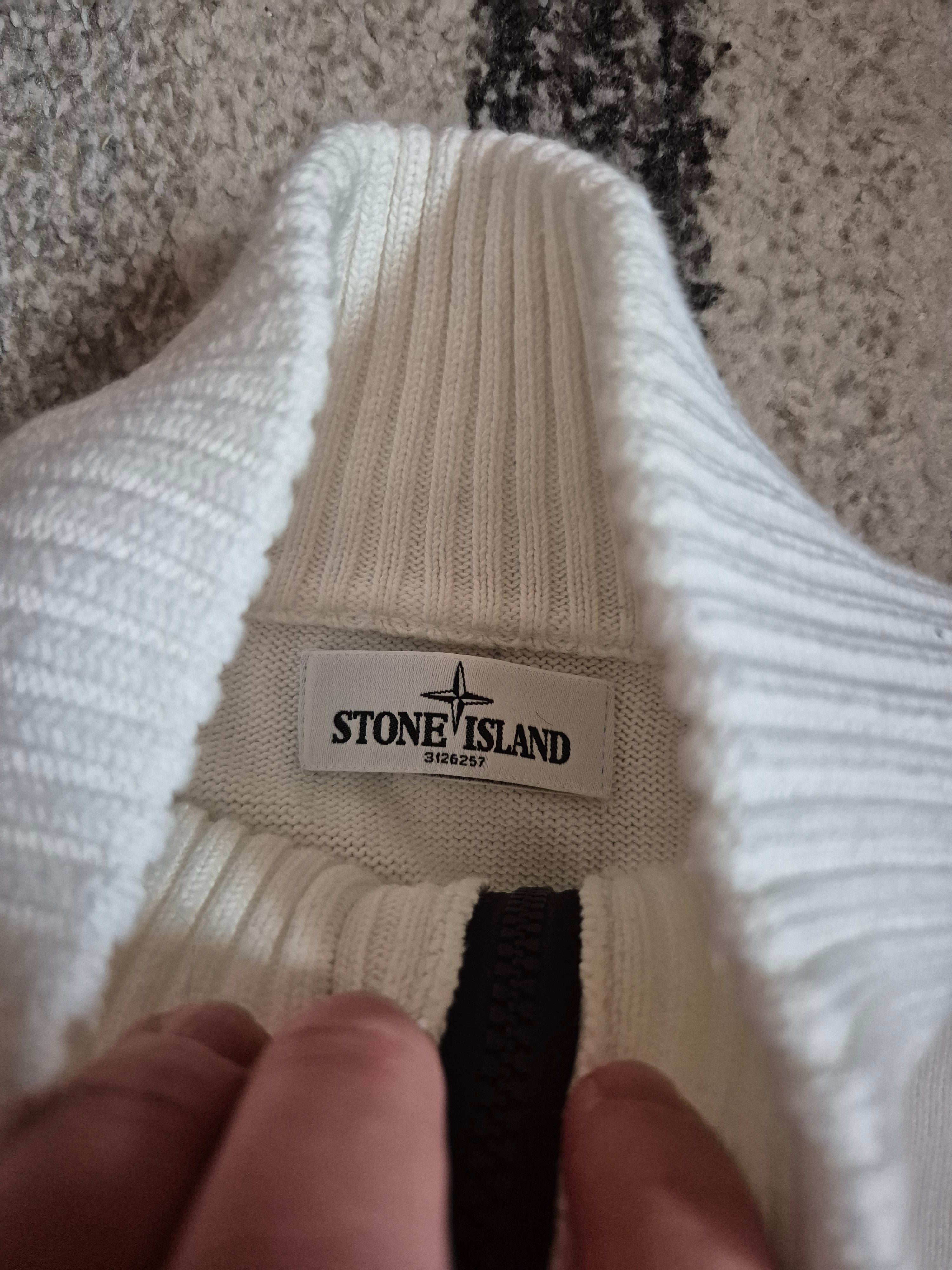 Stone Island Halfzip White XL