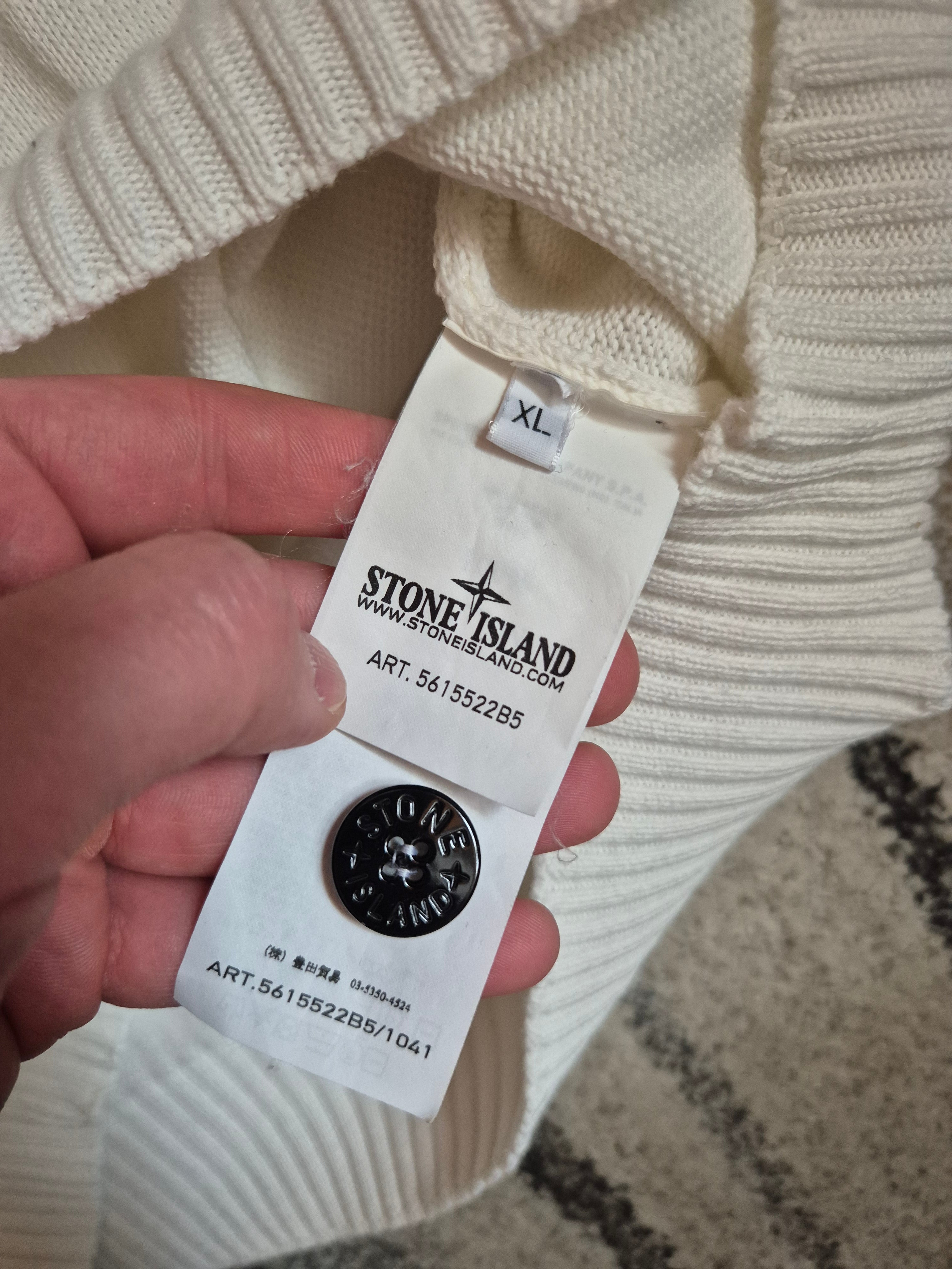 Stone Island Halfzip White XL