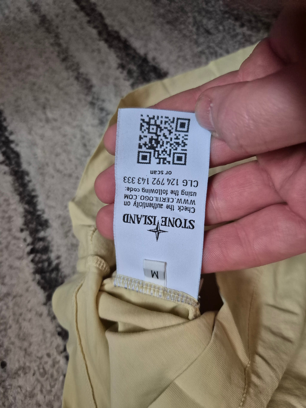 Stone Island Tshirt Yellow M
