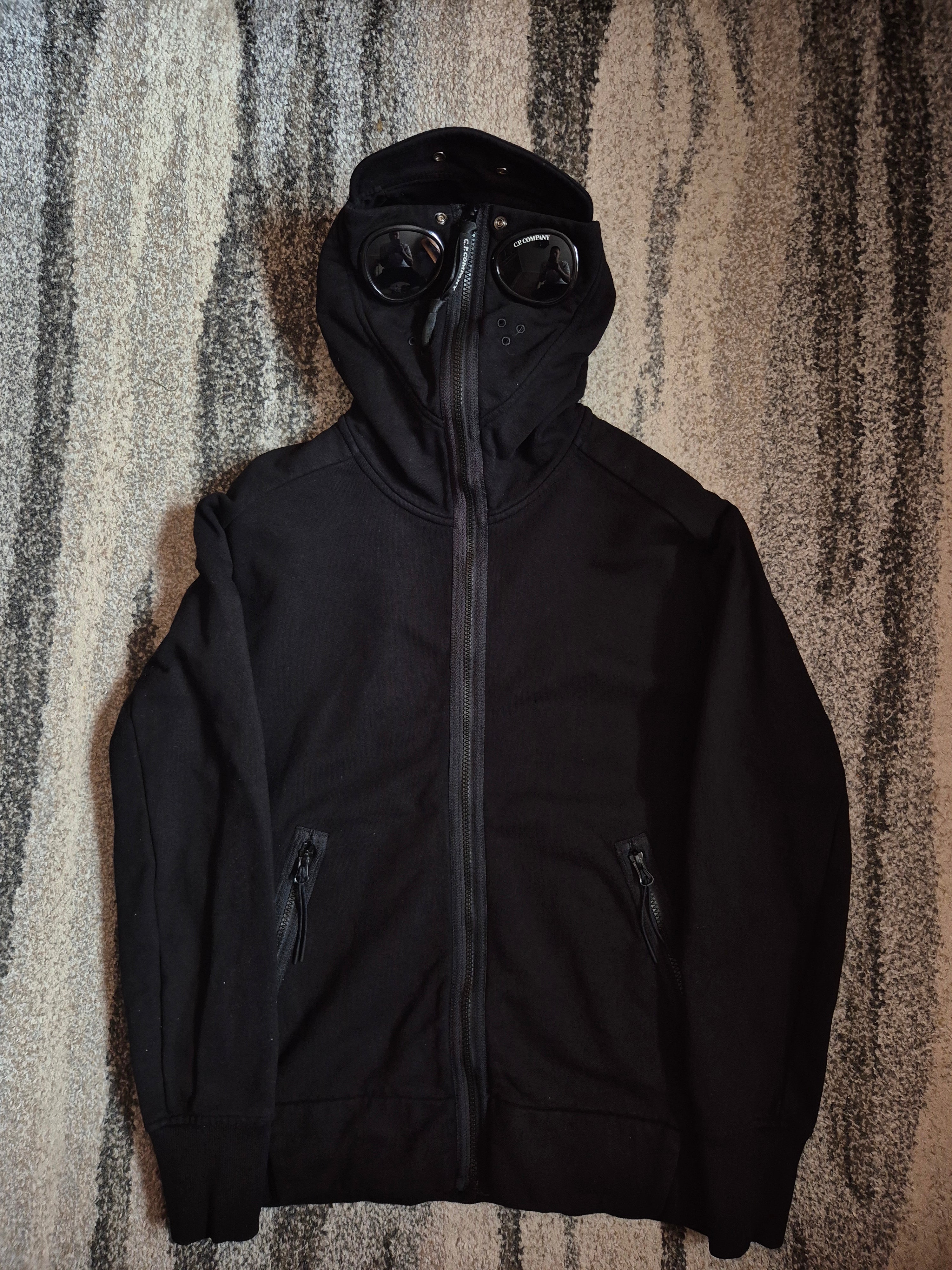 C.P. Company Full Zip Up Goggle Hoodie S