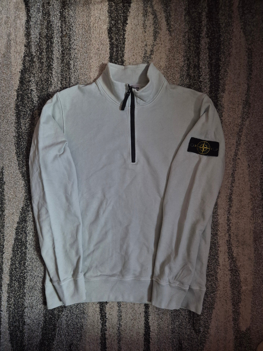 Stone Island Halfzip LIght Green L
