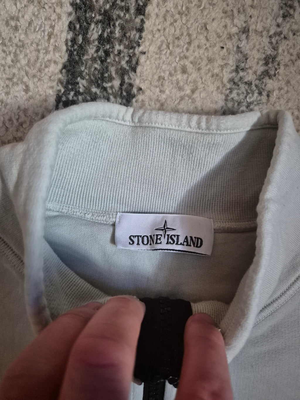 Stone Island Halfzip LIght Green L