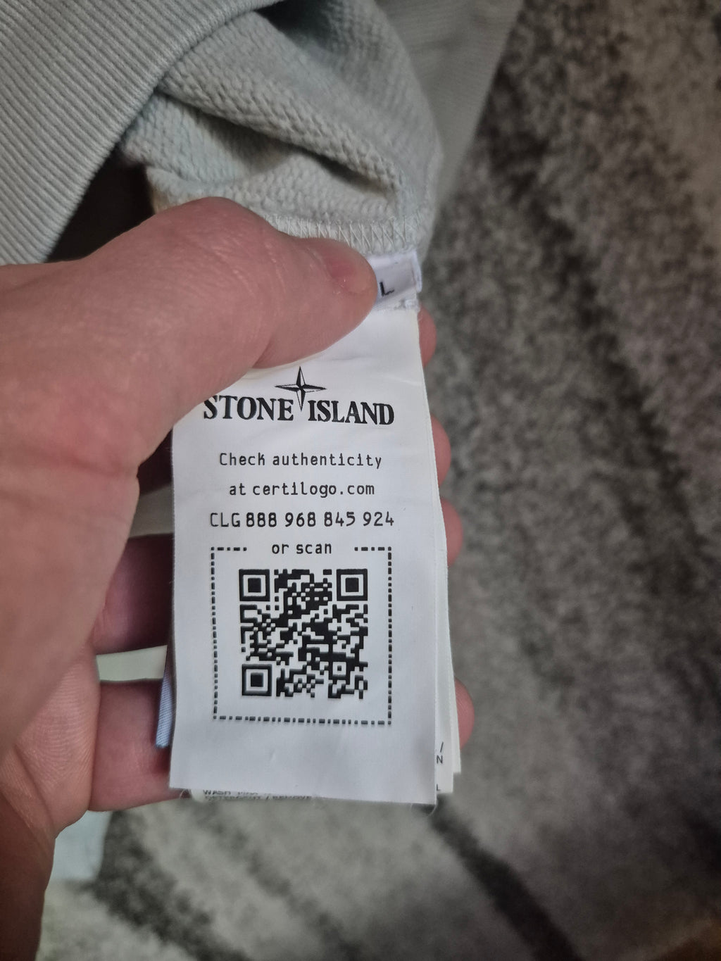 Stone Island Halfzip LIght Green L