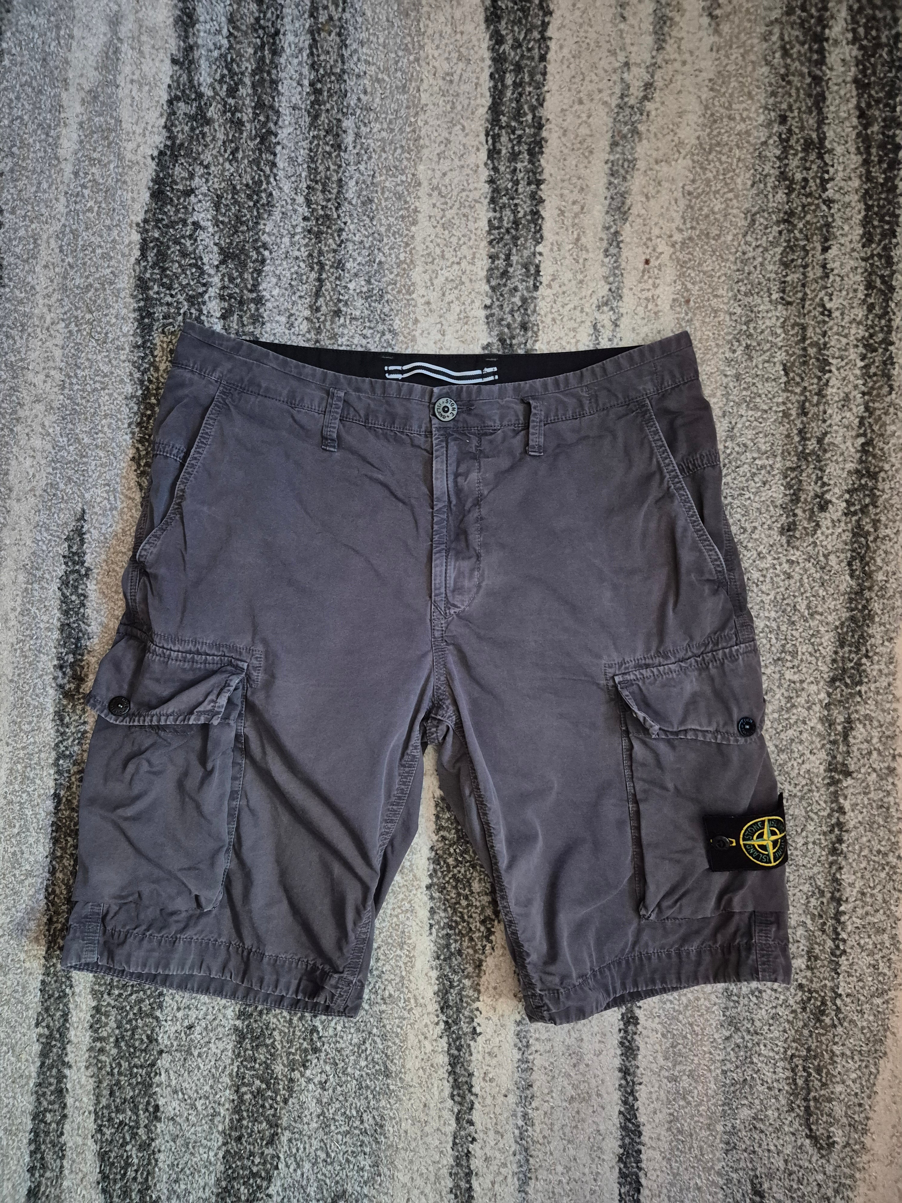 Stone Island Cargo Shorts Grey W32