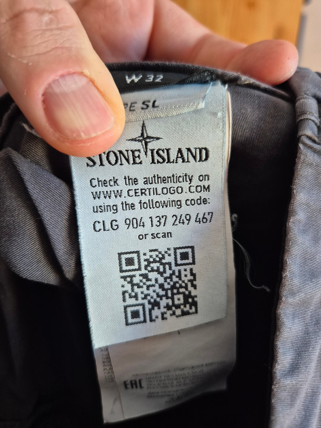 Stone Island Cargo Shorts Grey W32