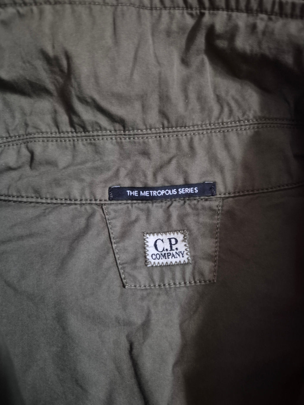 C.P. Company Metropolis Badge Overshirt Jacket Khaki XXL
