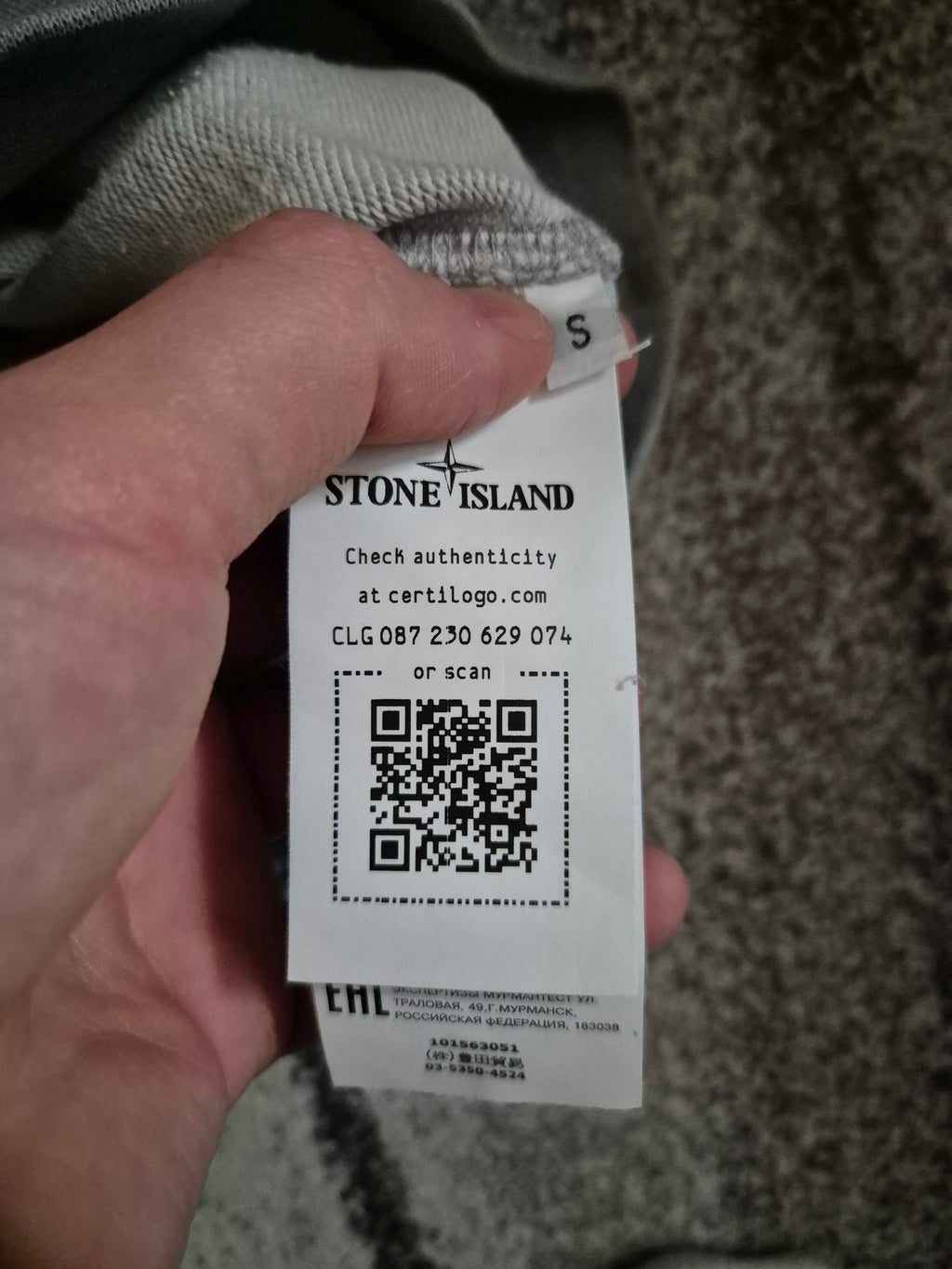 Stone Island Crewneck Grey S