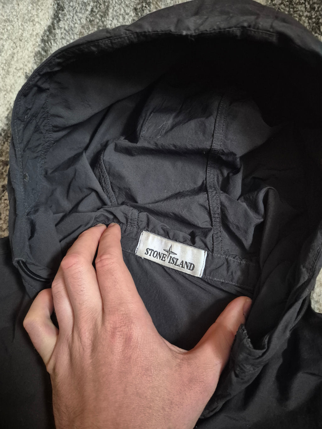 Stone Island Naslan Light Hooded Overshirt Graphite M