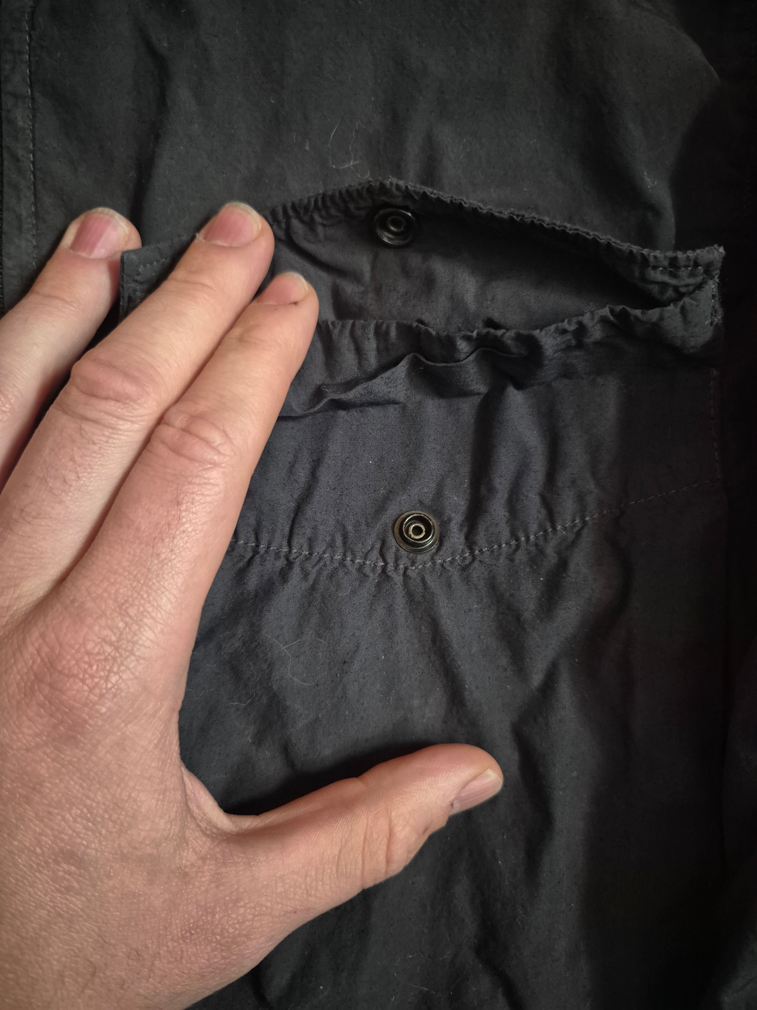 Stone Island Naslan Light Hooded Overshirt Graphite M