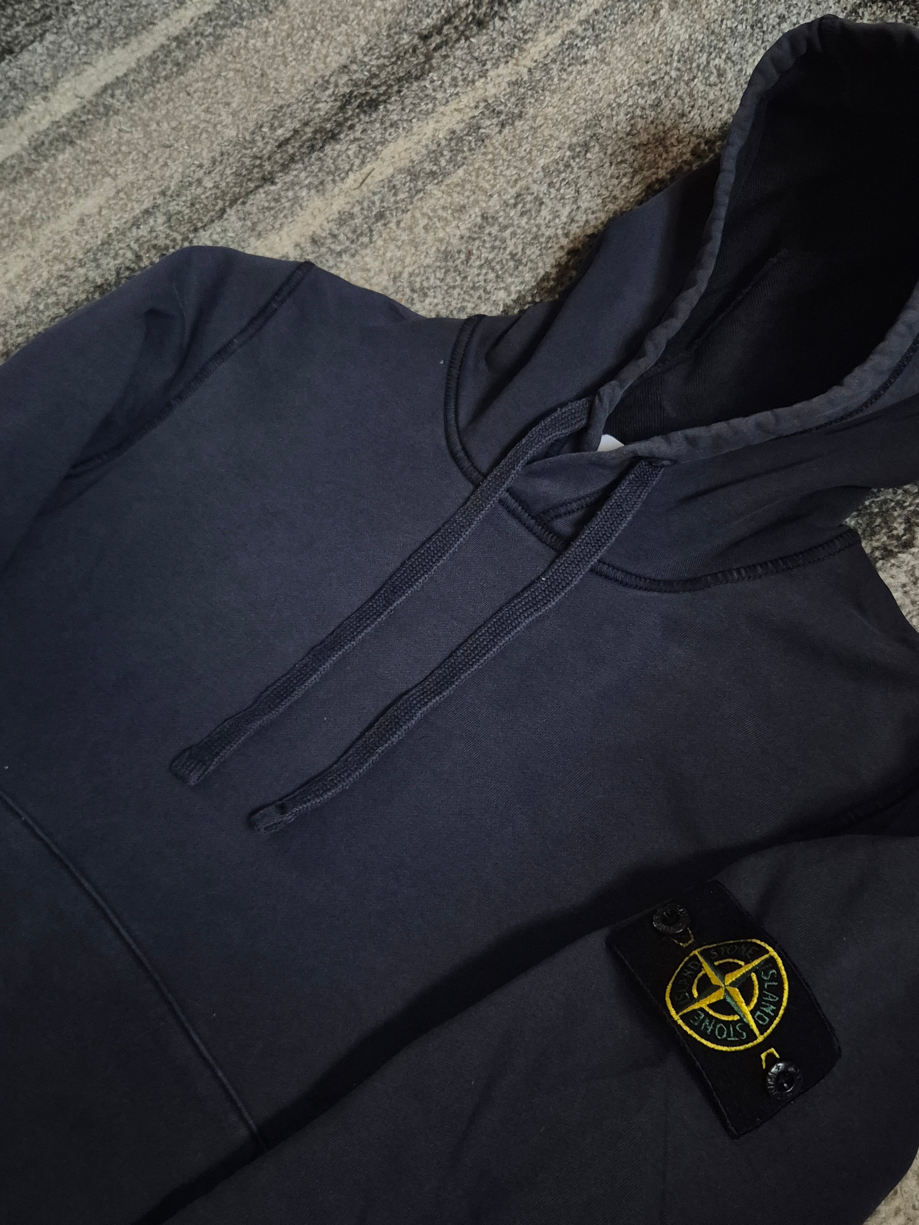 Stone Island Hoodie Navy S