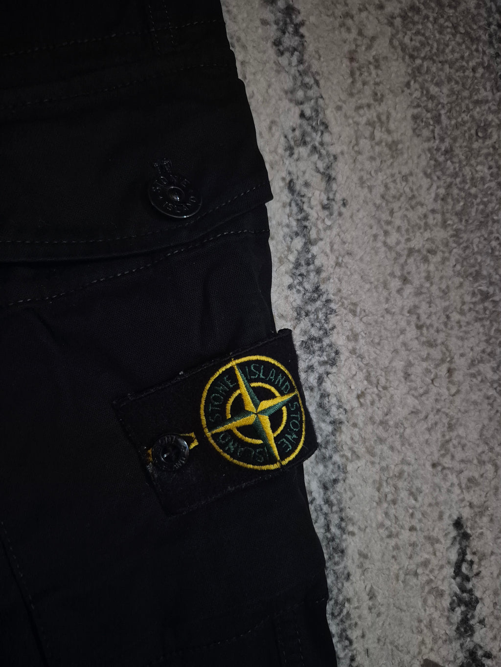 Stone Island Cargo Pants Black W32