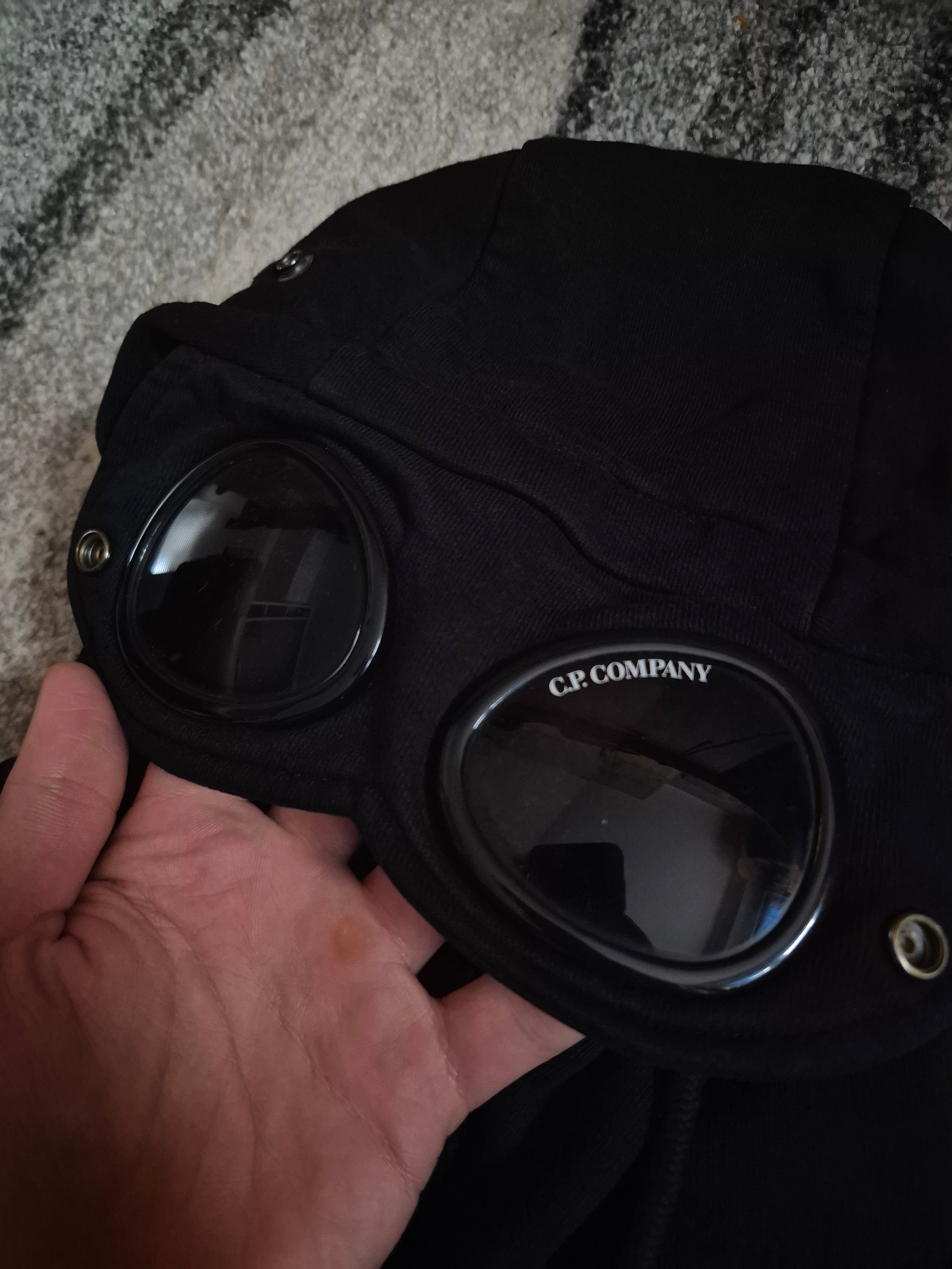 C.P. Company Goggle Zip Up Hoodie Black M