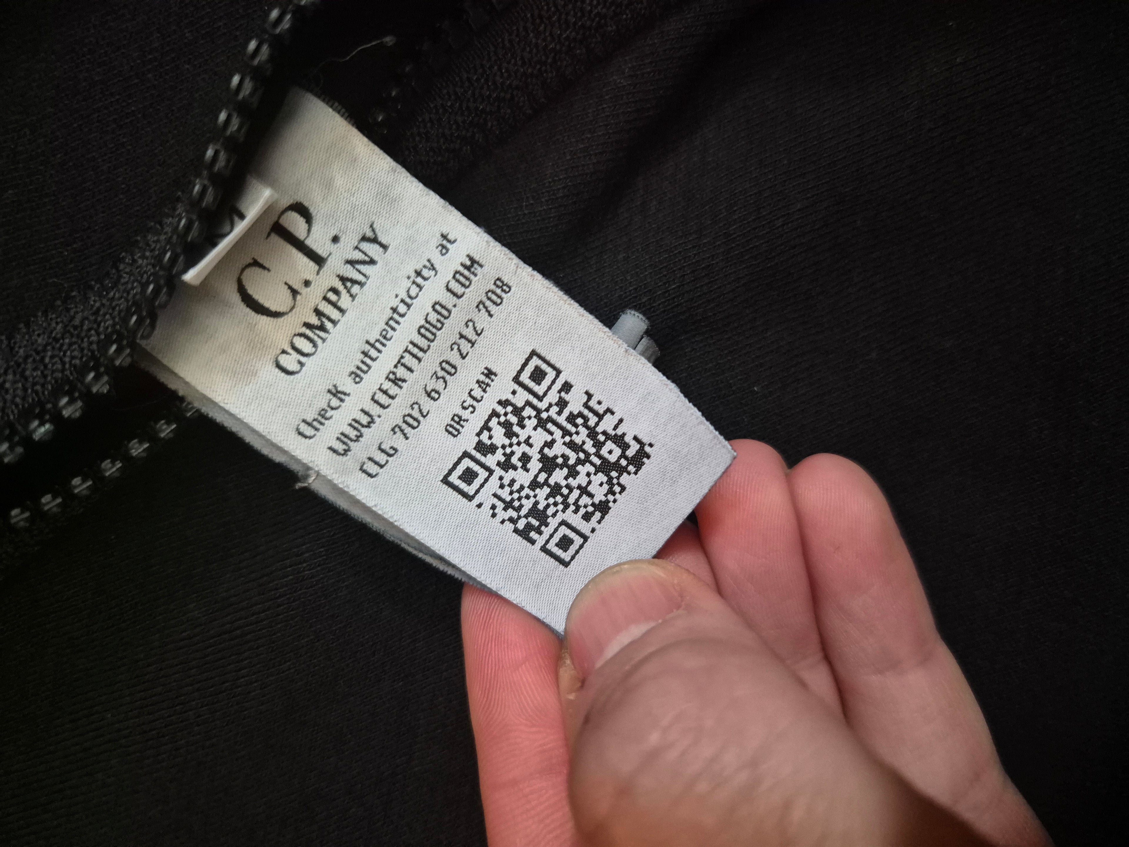 C.P. Company Goggle Zip Up Hoodie Black M