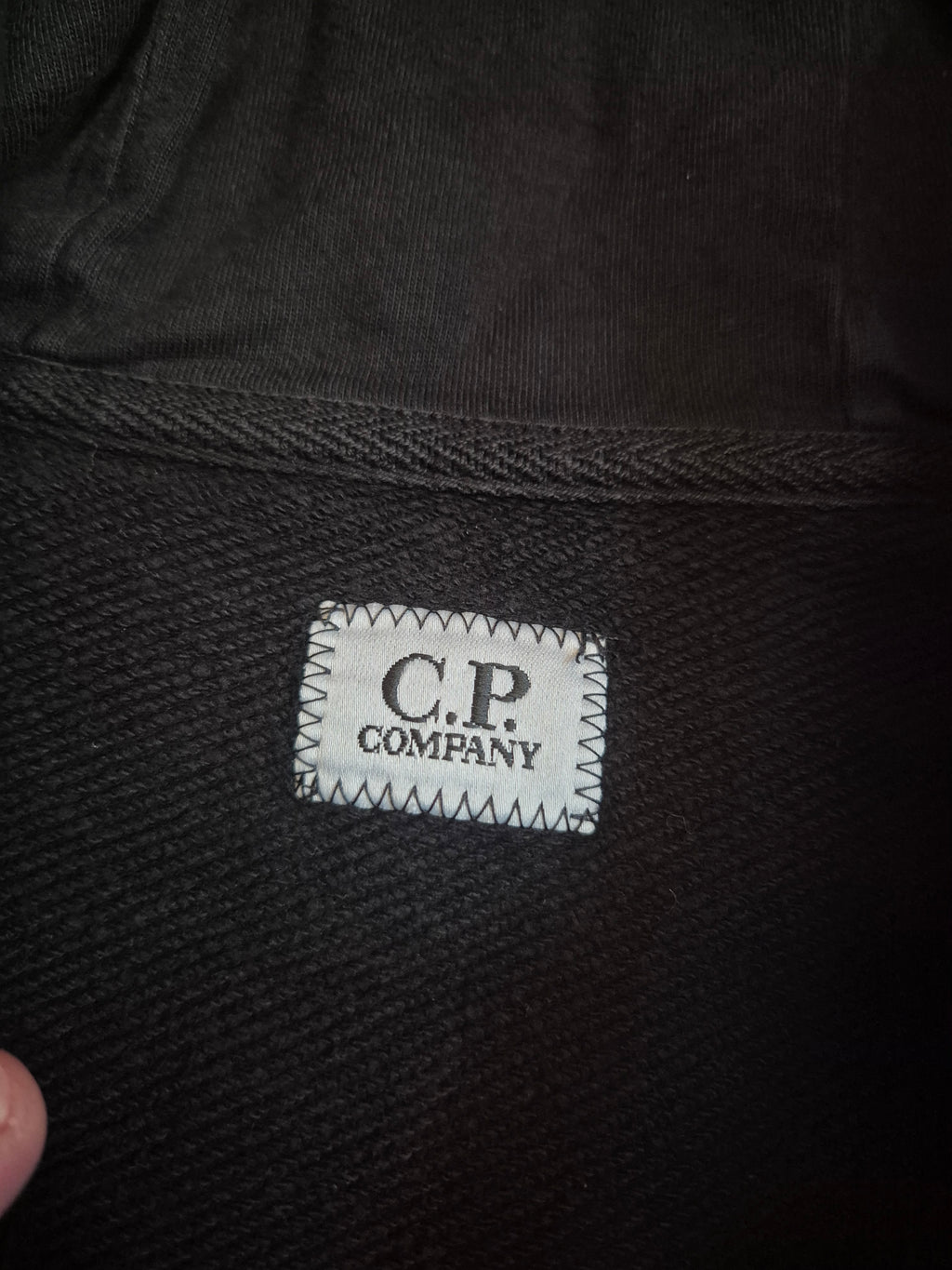 C.P. Company Goggle Zip Up Hoodie Black M