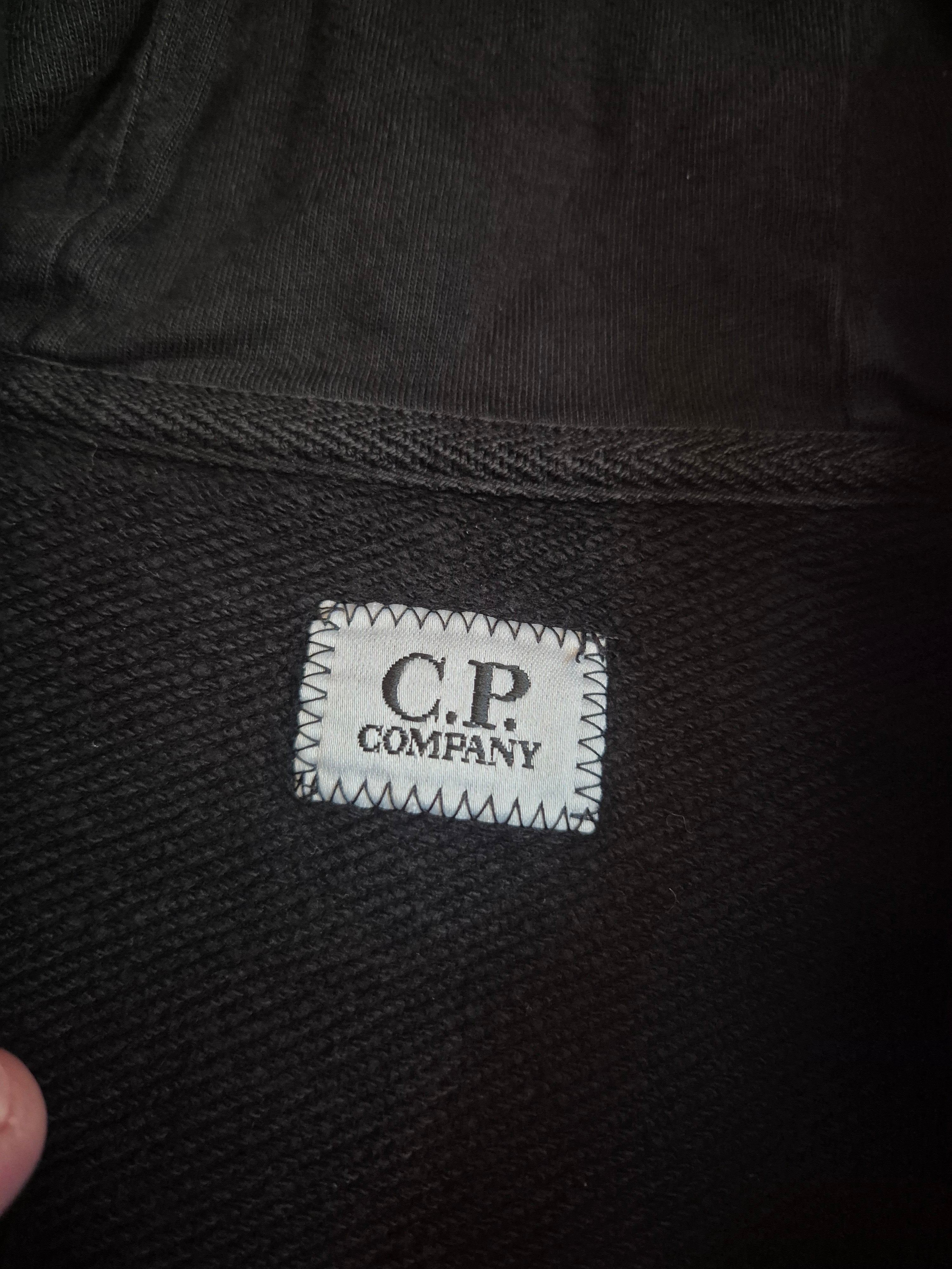 C.P. Company Goggle Zip Up Hoodie Black M
