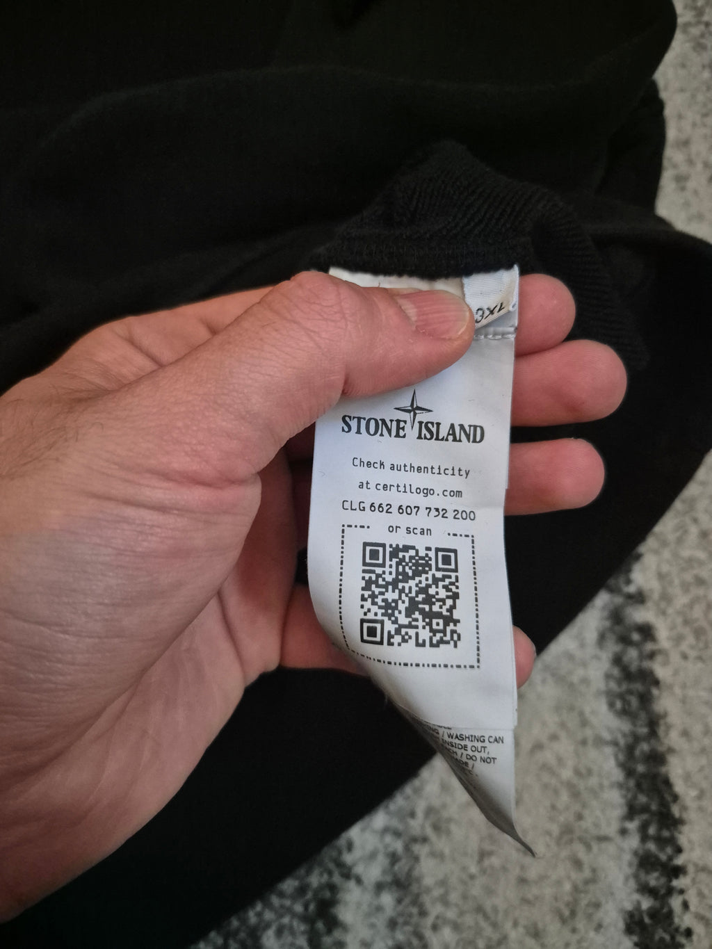 Stone Island Crewneck Black 3XL