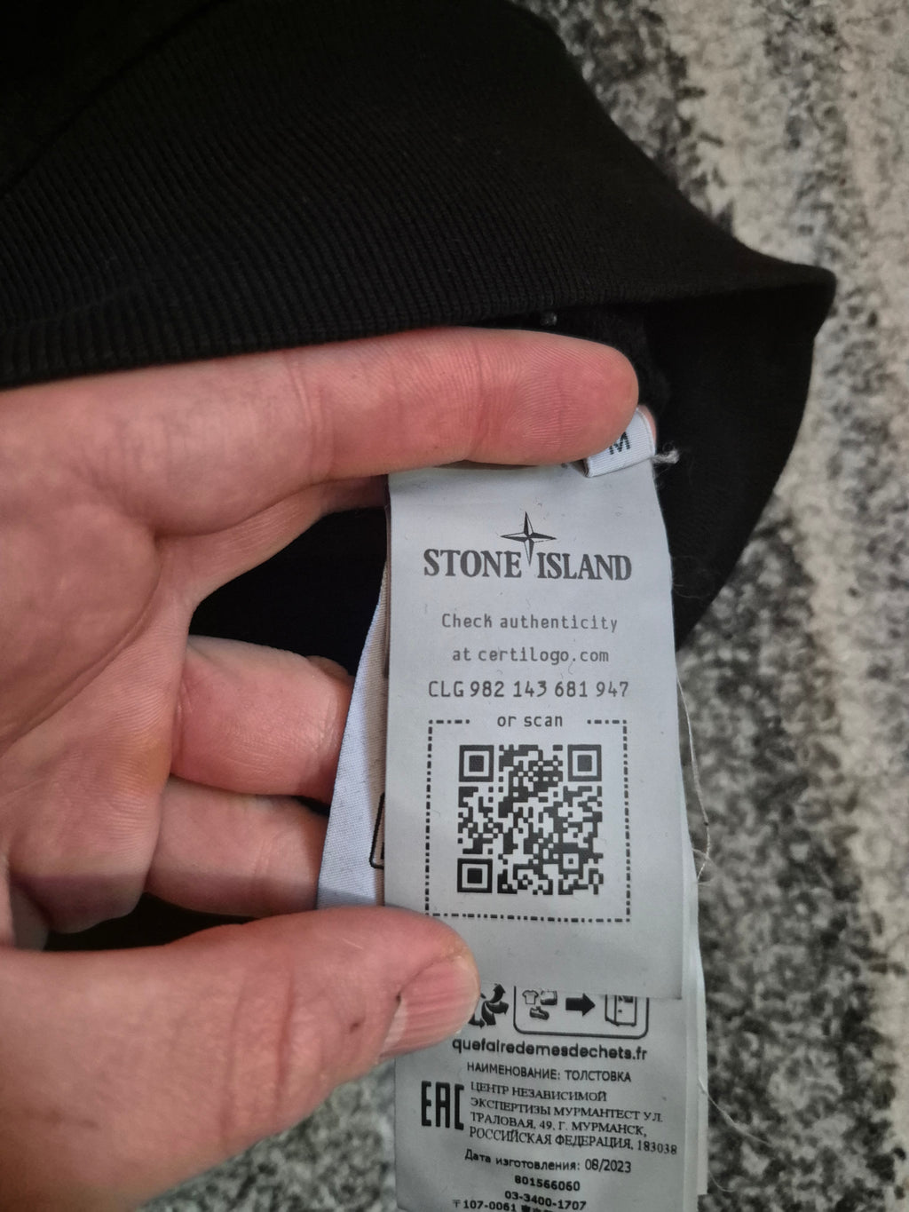 Stone Island Crewneck TC-OLD Black M