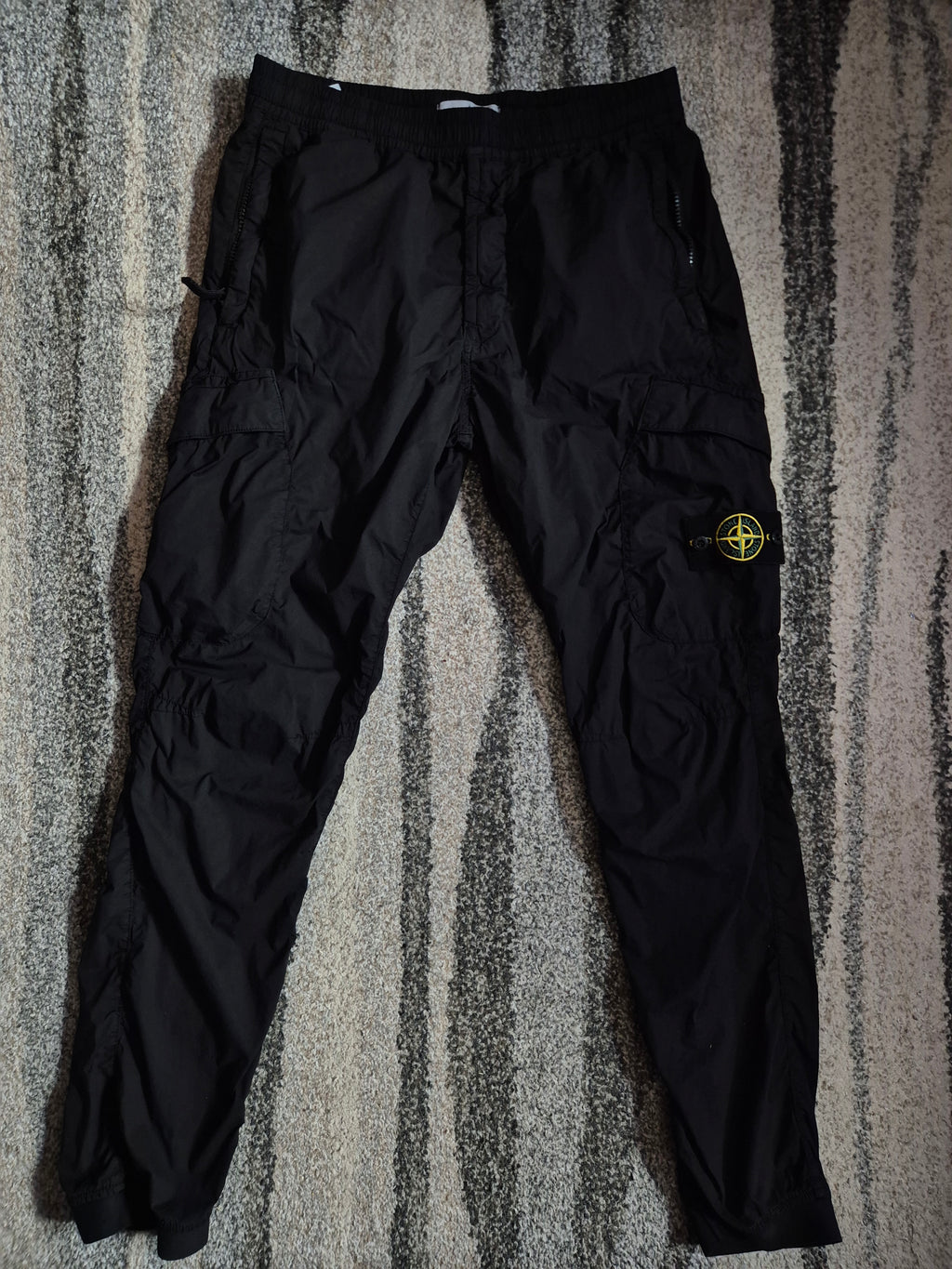 Stone Island Cargo Pants Black W32