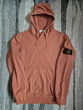 Stone Island Hoodie Rust L