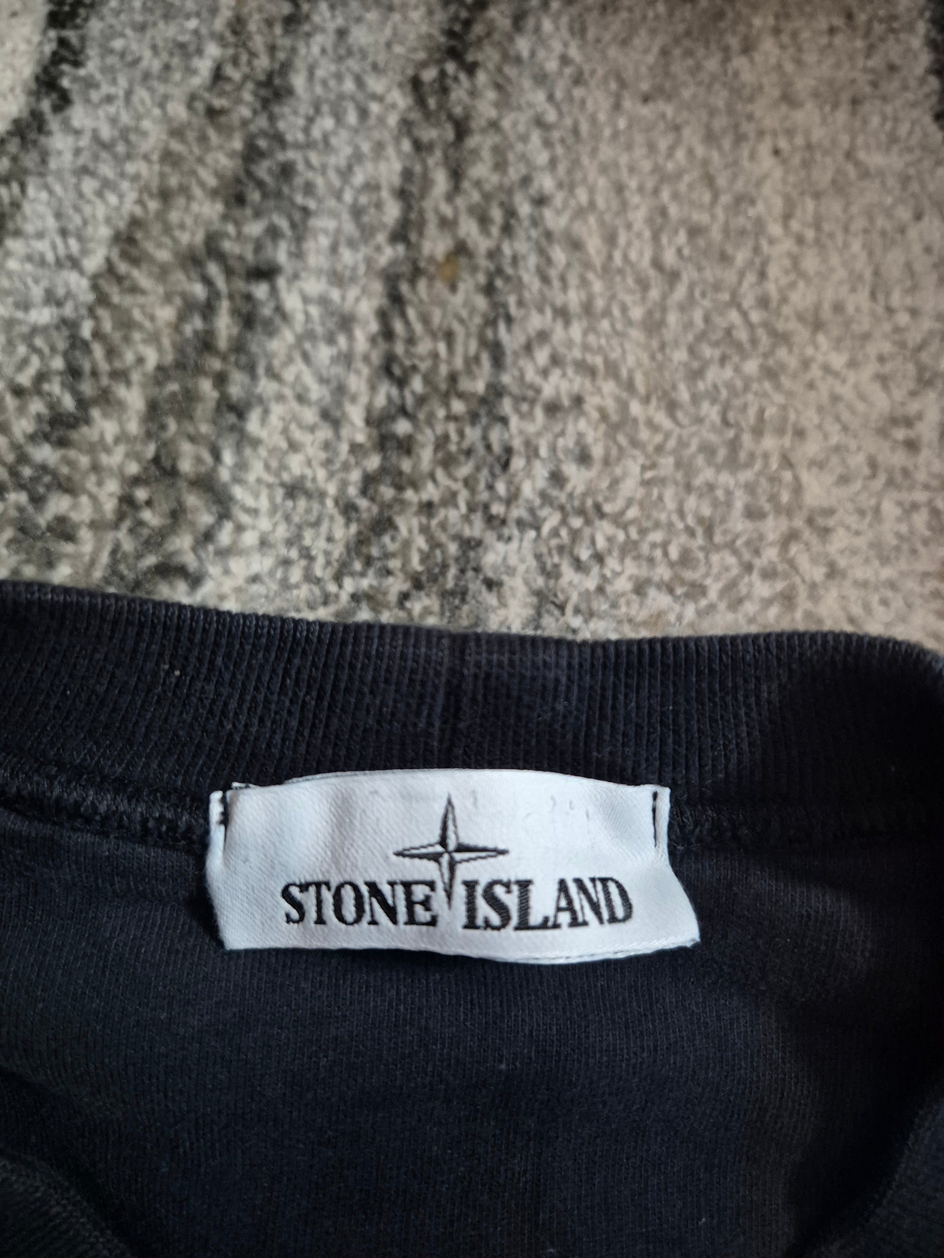 Stone Island Big Logo Crewneck Navy L