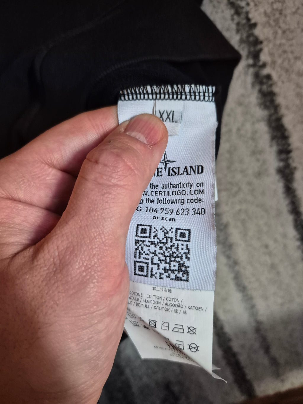 Stone Island Ghost Crewneck XXL Black