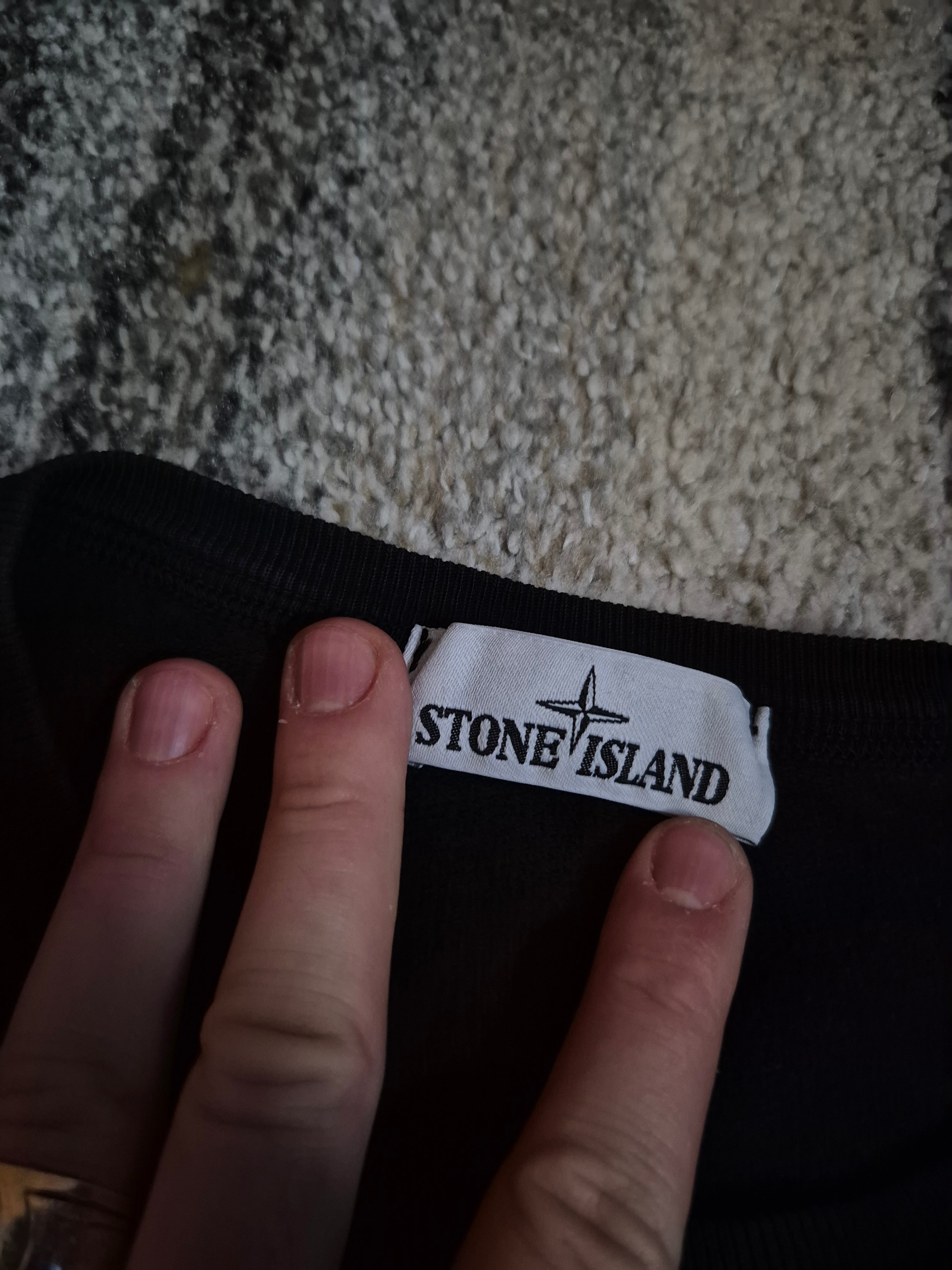 Stone Island Light Crewneck Black L