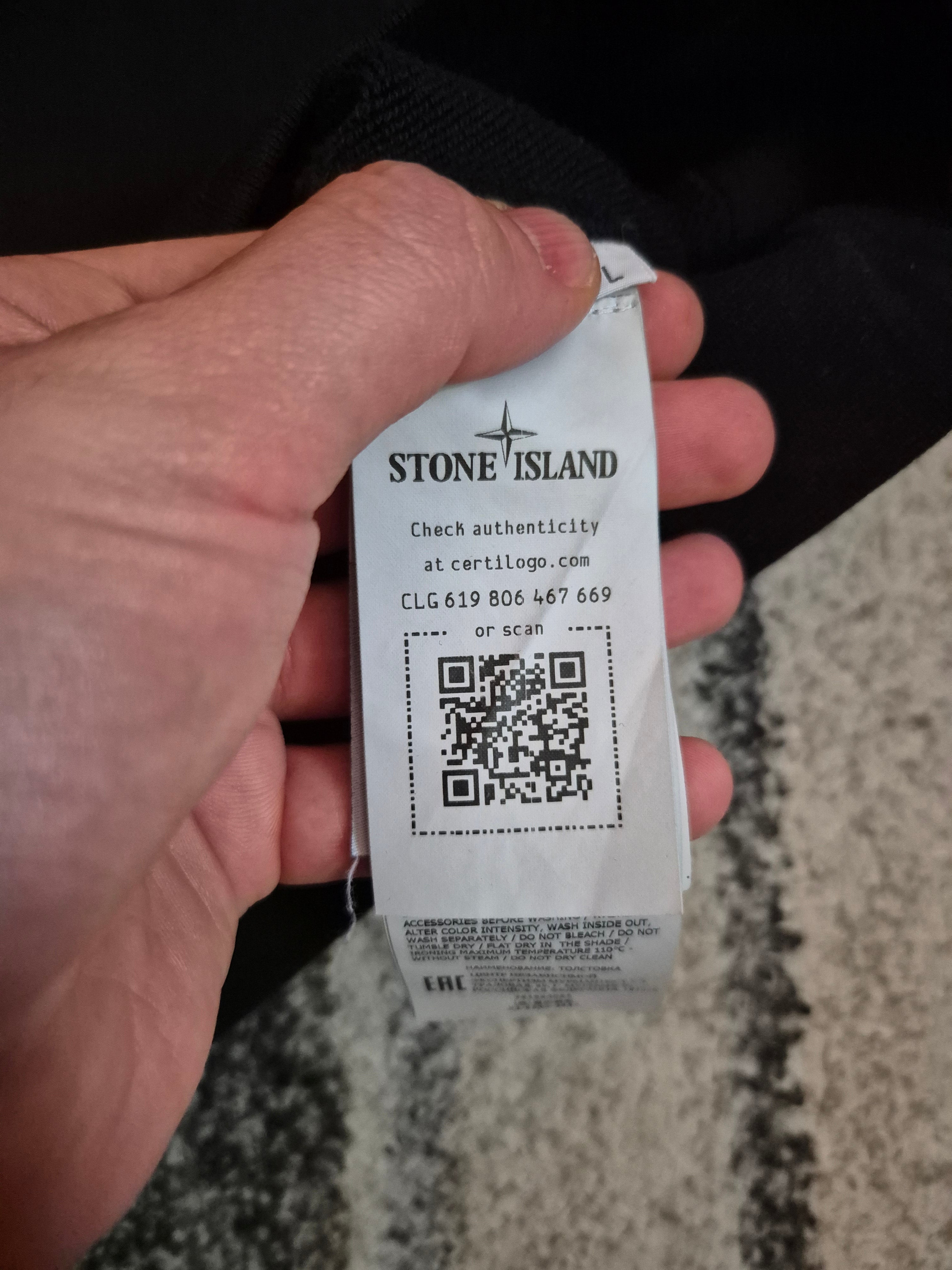 Stone Island Crewneck Black L