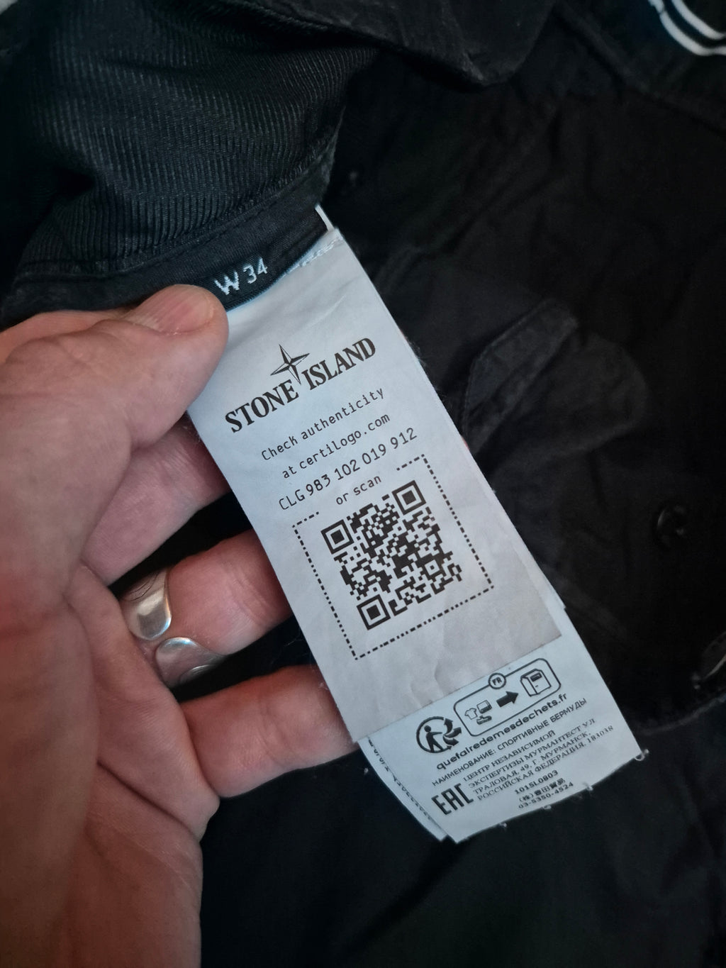 Stone Island Cargo Shorts W34