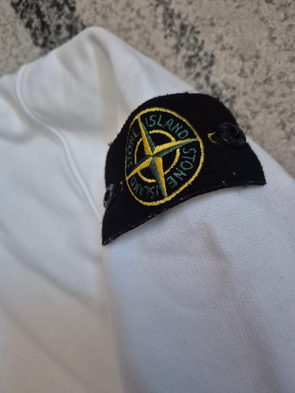 Stone Island Hoodie White L