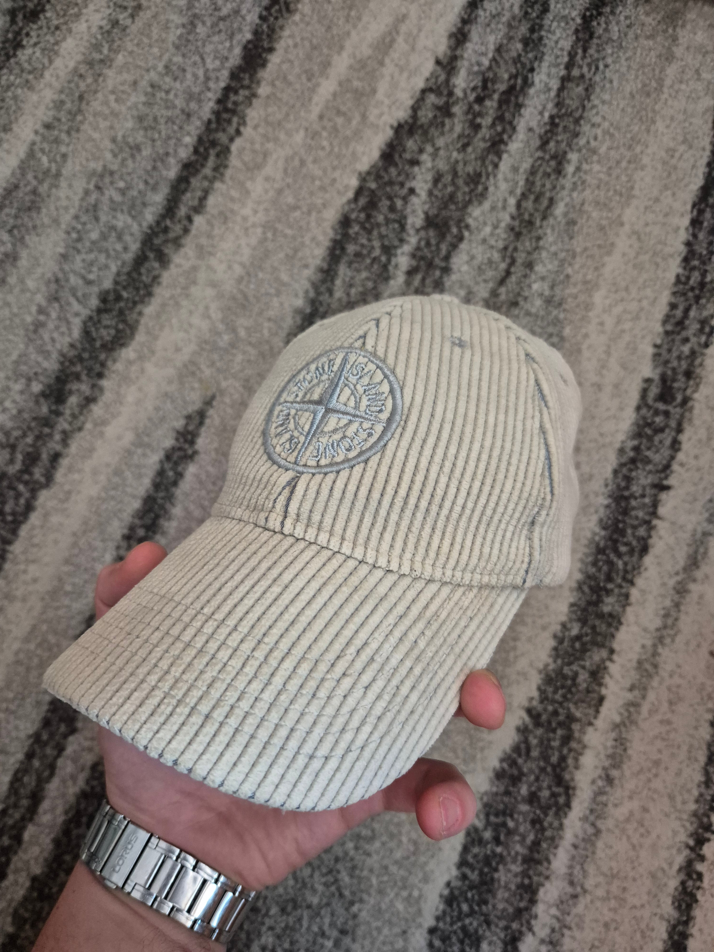 Stone Island Corduroy Cap Beige L