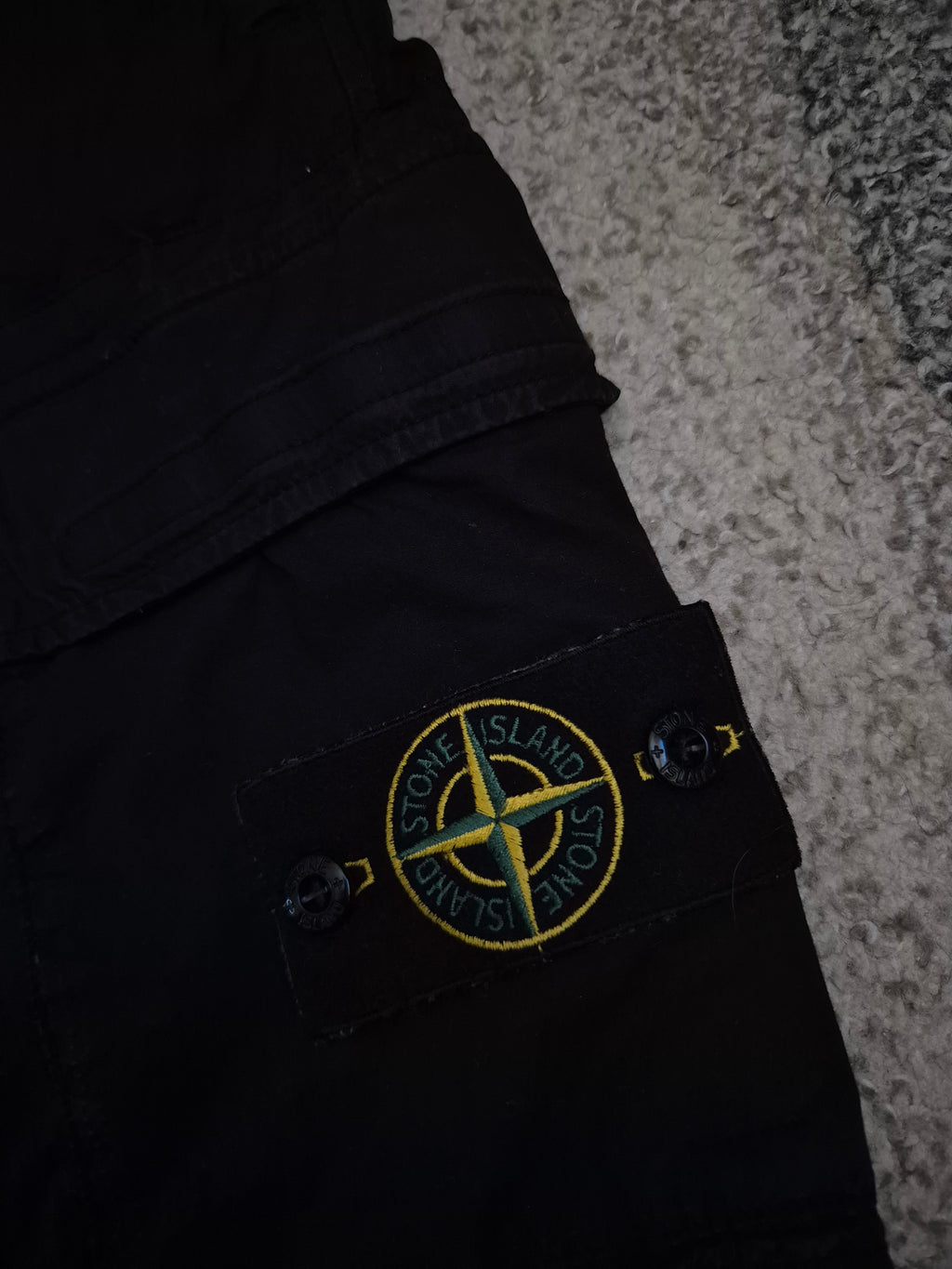 Stone Island Cargo Shorts Black W32