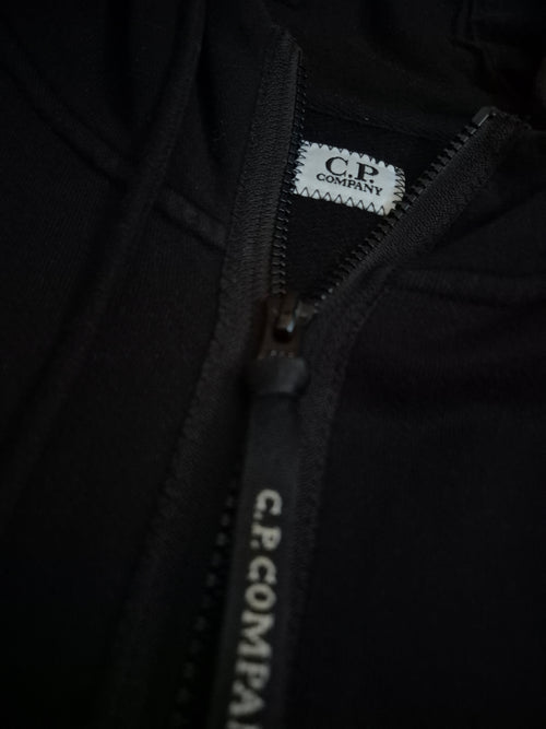 C.P. Company Goggle Zip Up Hoodie Black L