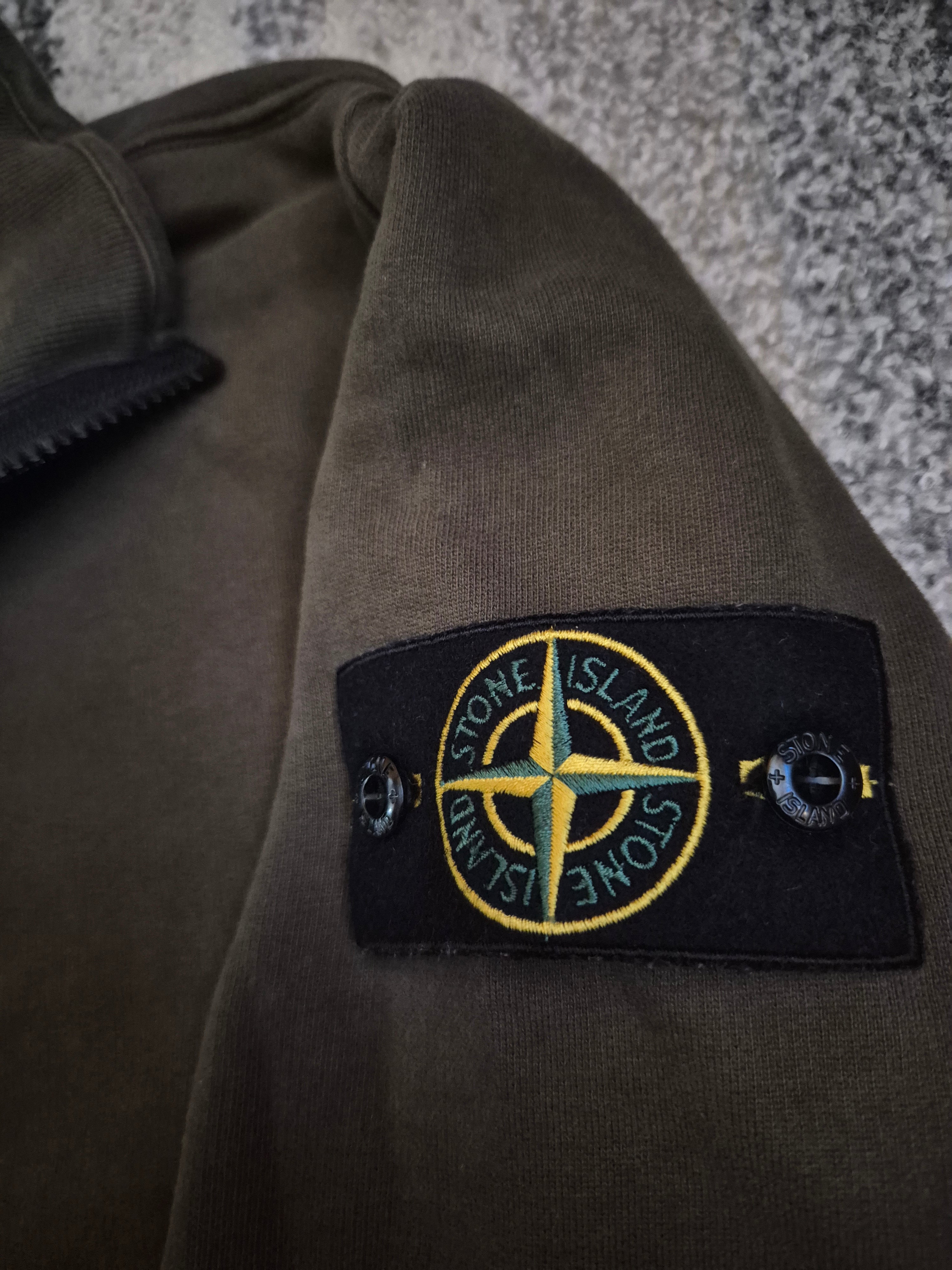 Stone Island Full Zip Khaki L