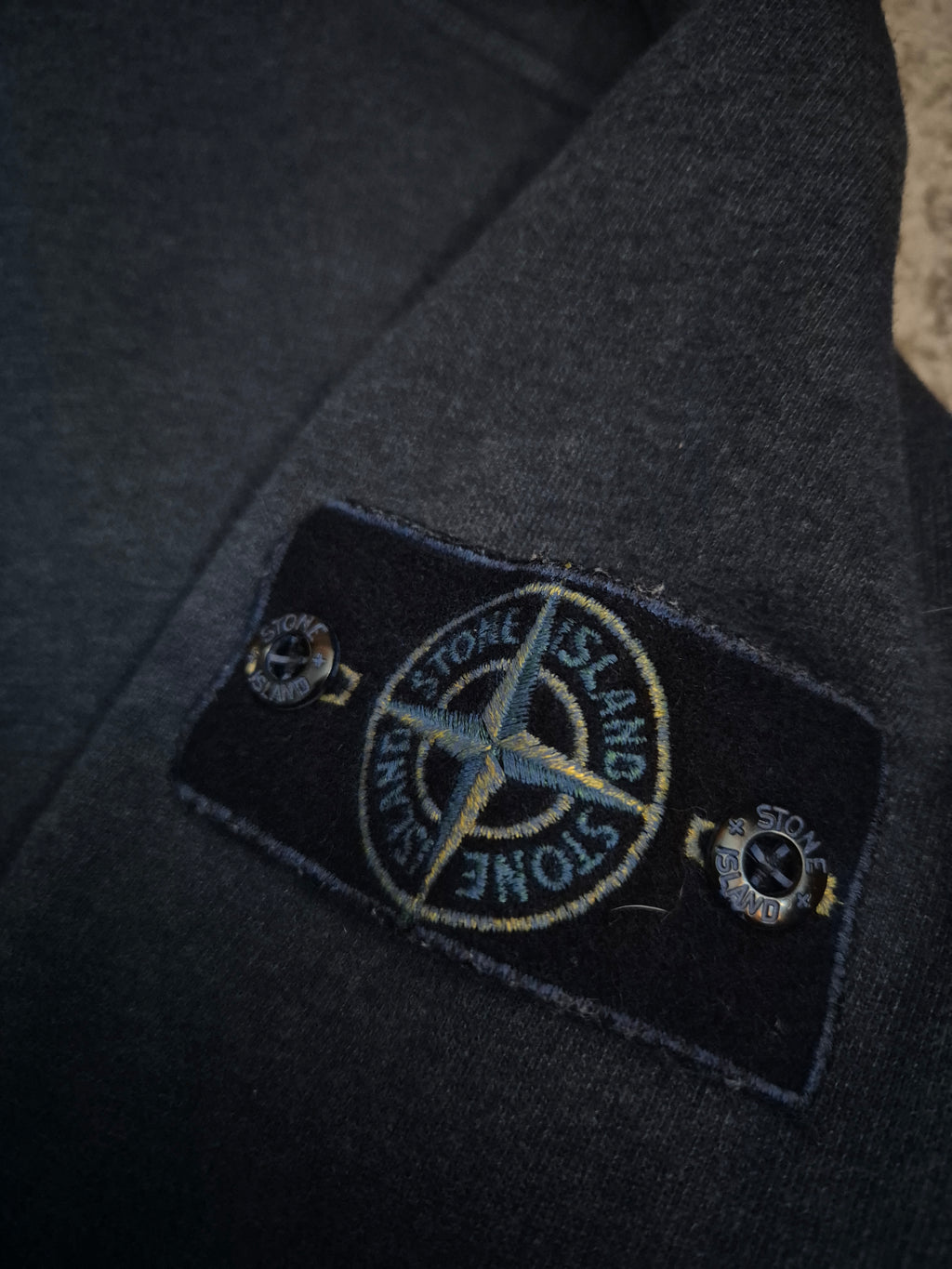 Stone Island Dust Treatment Crewneck Blue XXL