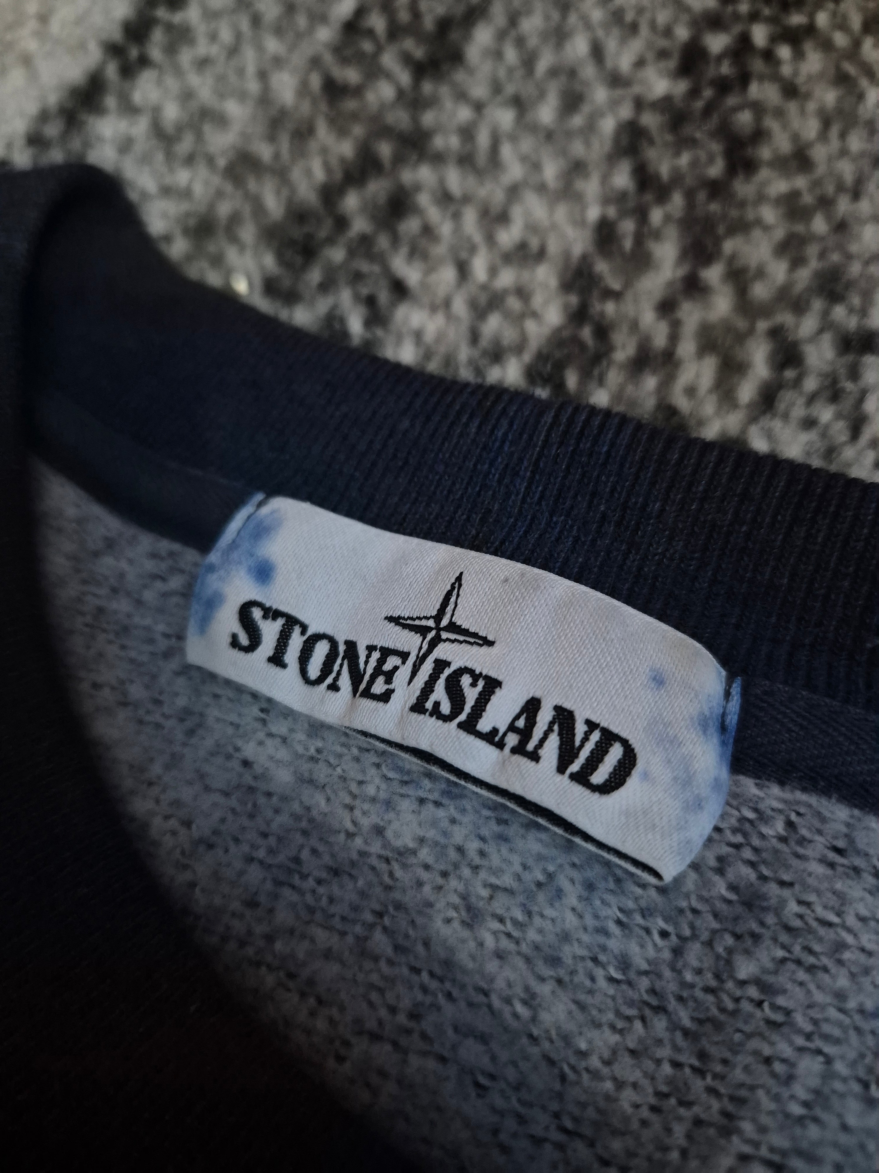 Stone Island Dust Treatment Crewneck Blue XXL